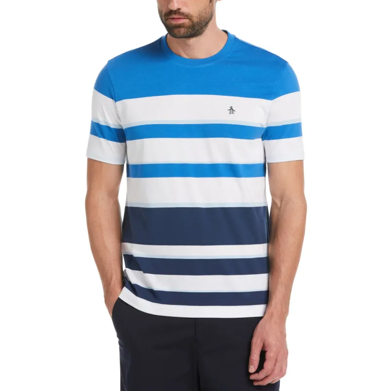 Cotton Jersey Engineered Striped Tee sold by Original Penguin