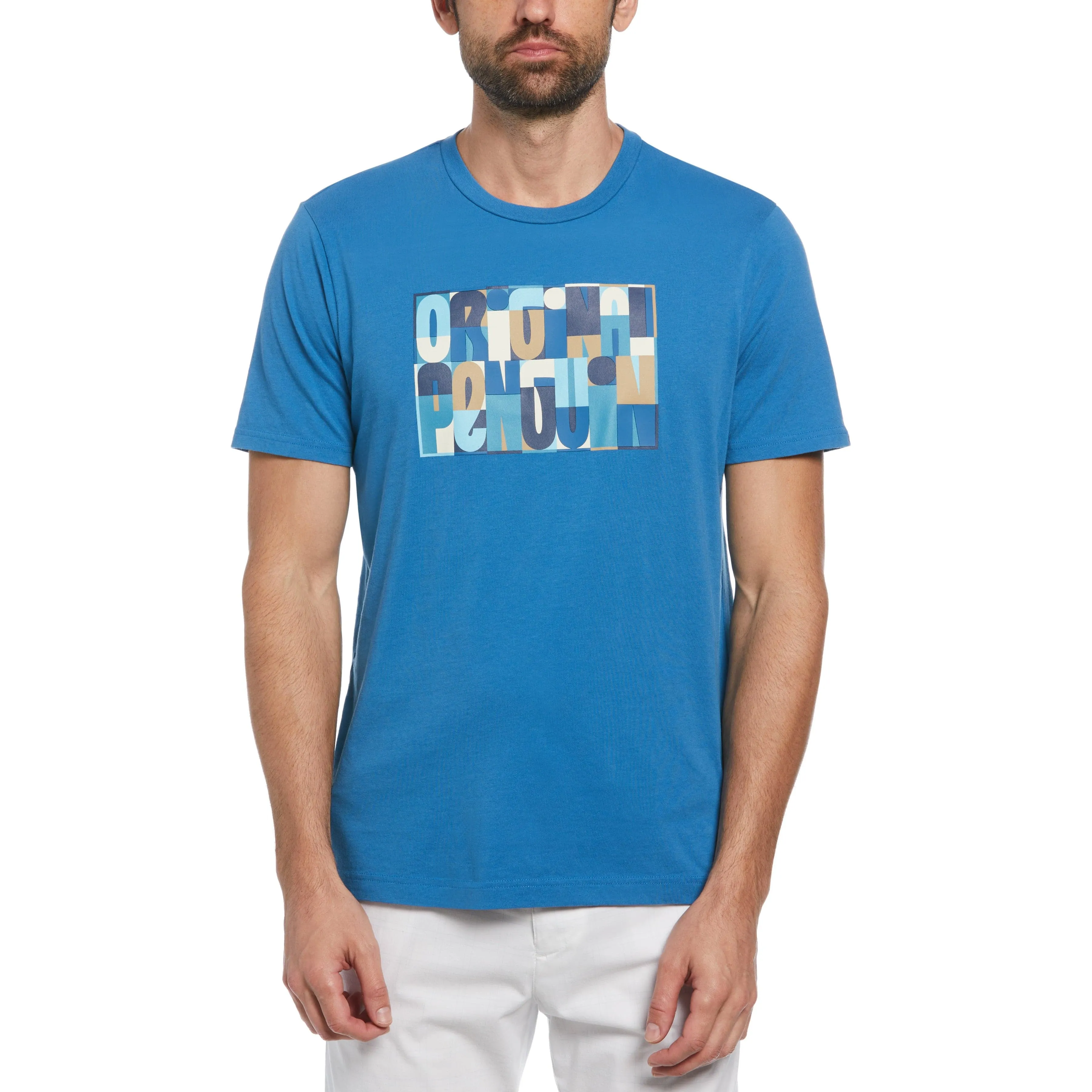 Jersey Multi Color Logo Graphic Tee sold by Original Penguin