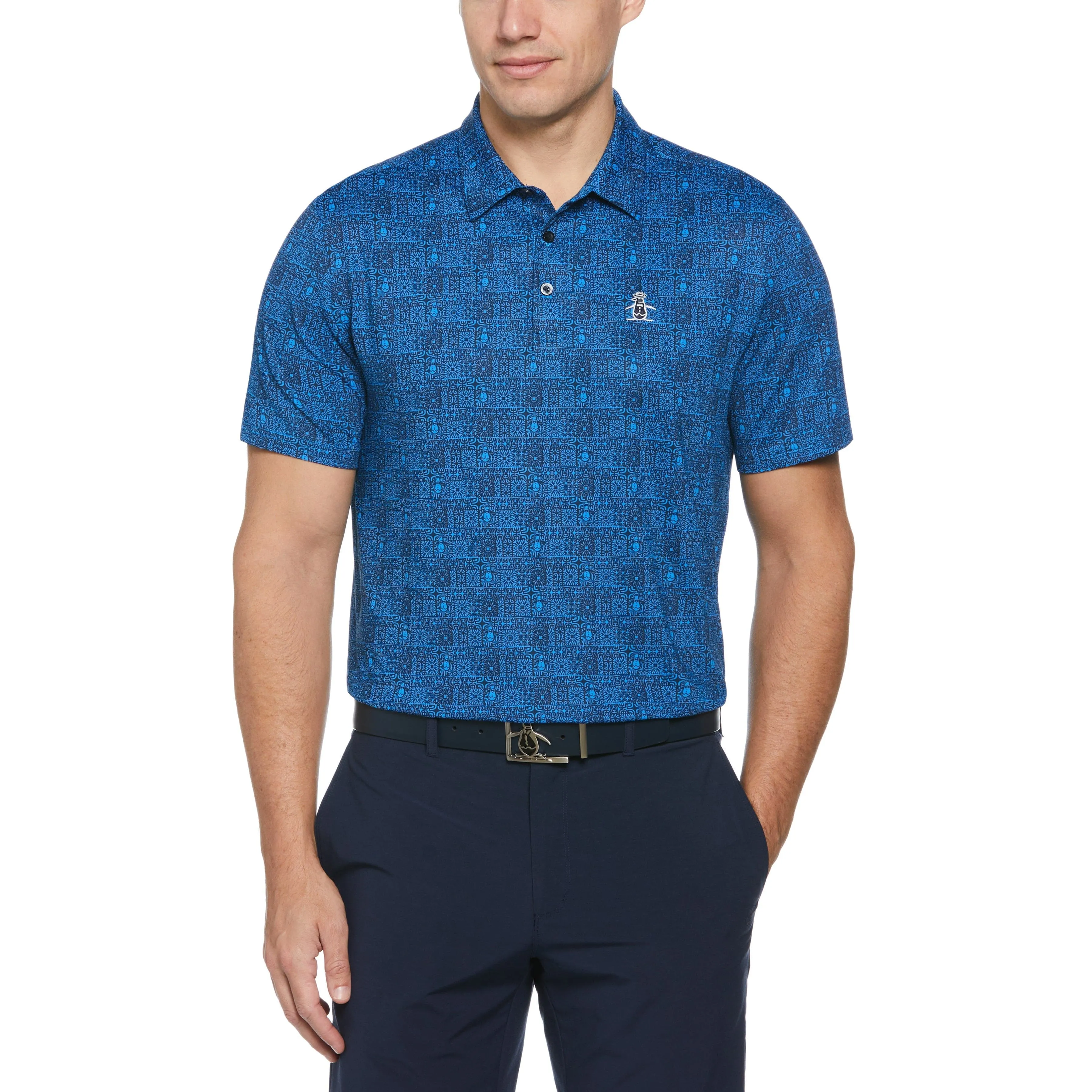 Chi Chi Allover Tribal Print Golf Polo sold by Original Penguin