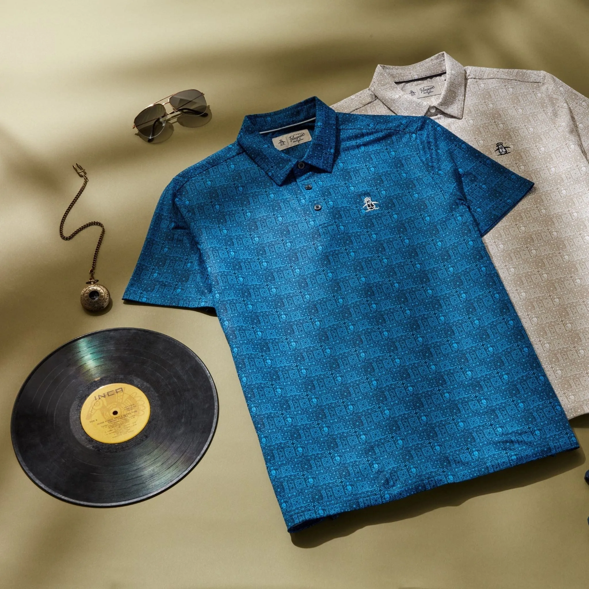 Chi Chi Allover Tribal Print Golf Polo sold by Original Penguin product image thumbnail 2