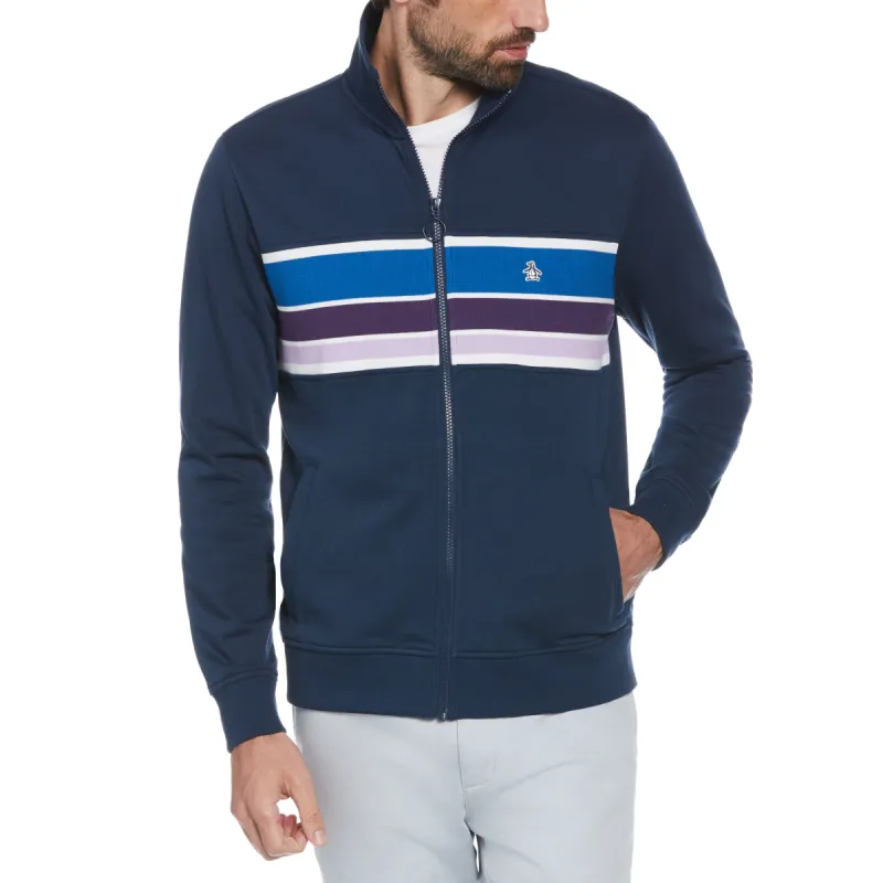 Color Block Stripe Track Jacket sold by Original Penguin