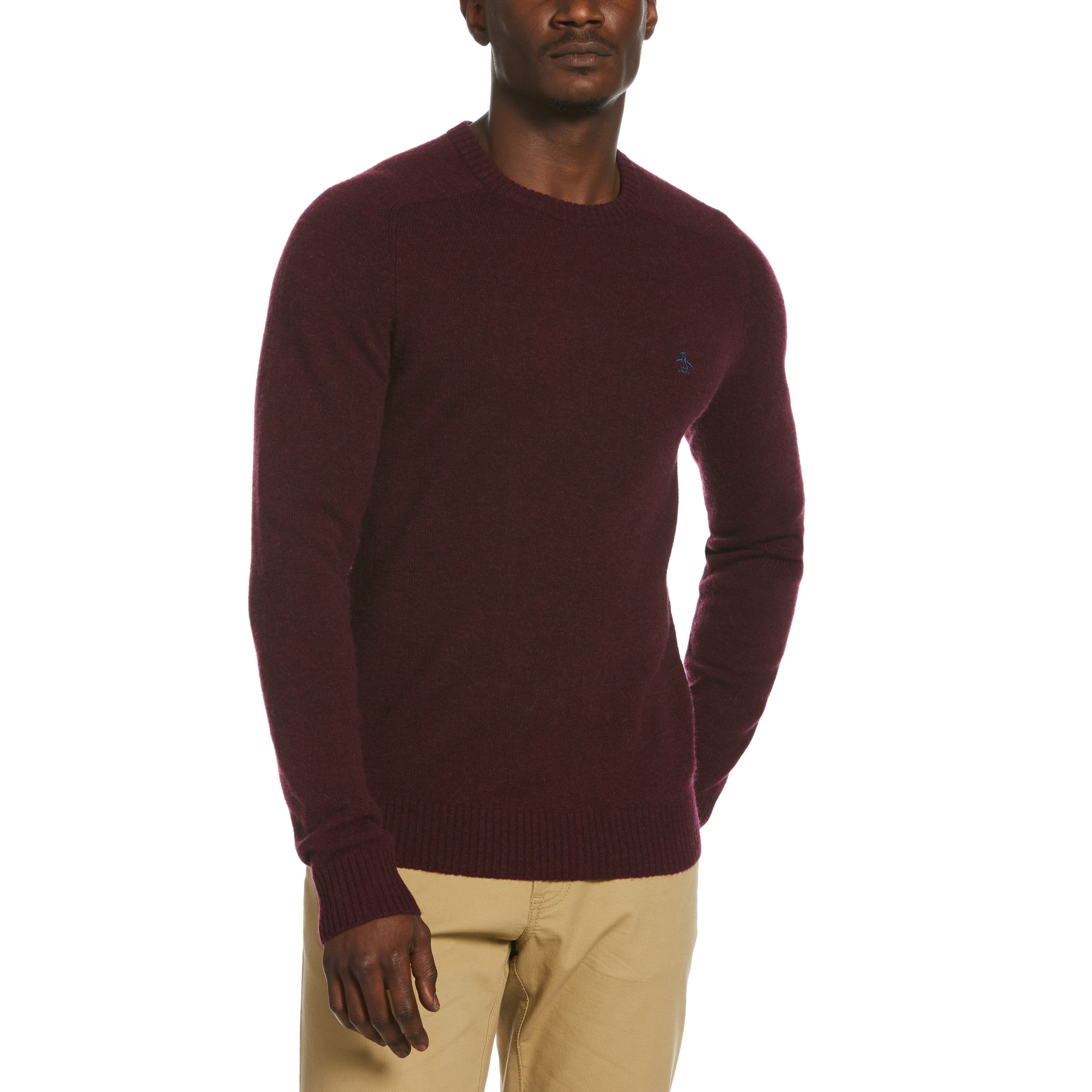 Lambswool Raglan Crew Neck Sweater sold by Original Penguin