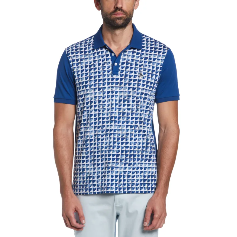 Geo Print Front Polo sold by Original Penguin