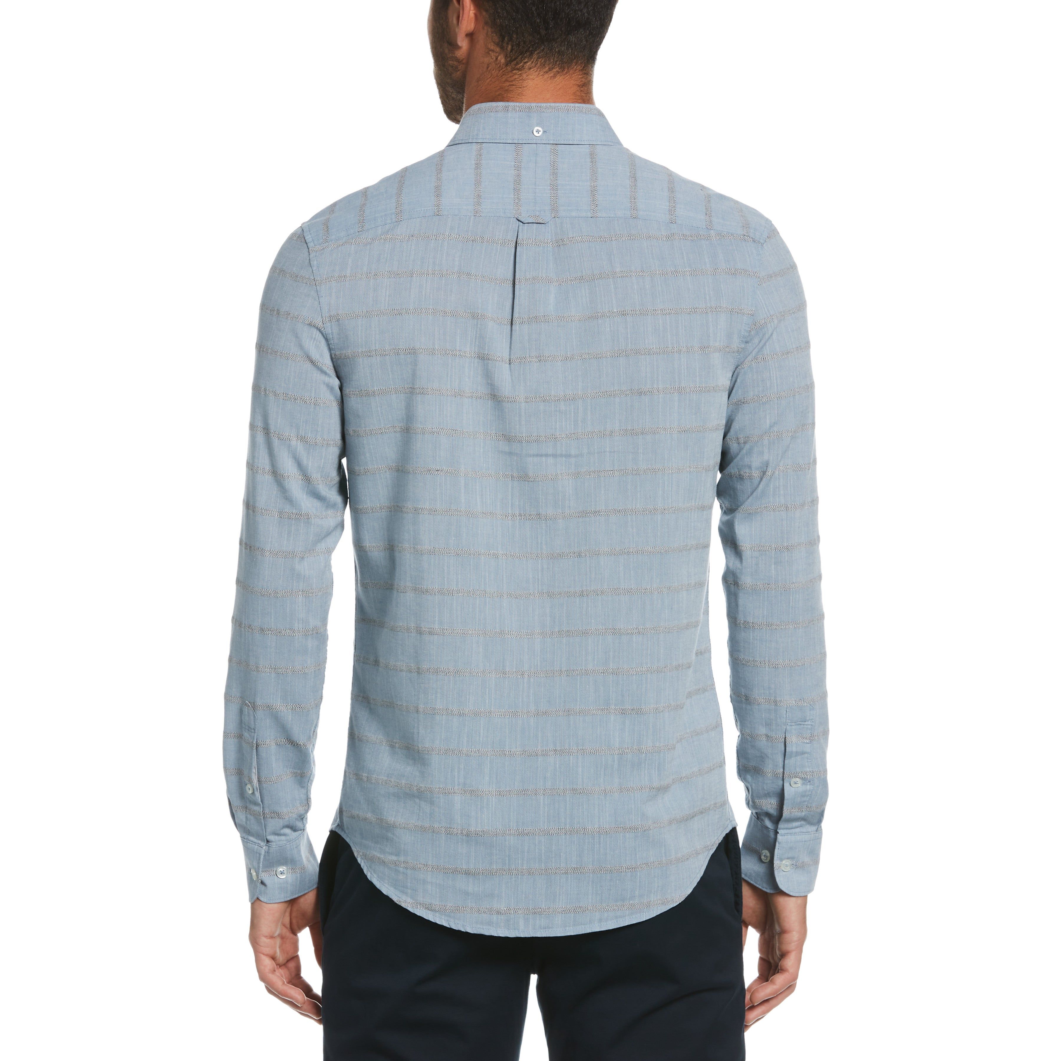 Stripe Slub Chambray Shirt sold by Original Penguin product image thumbnail 2