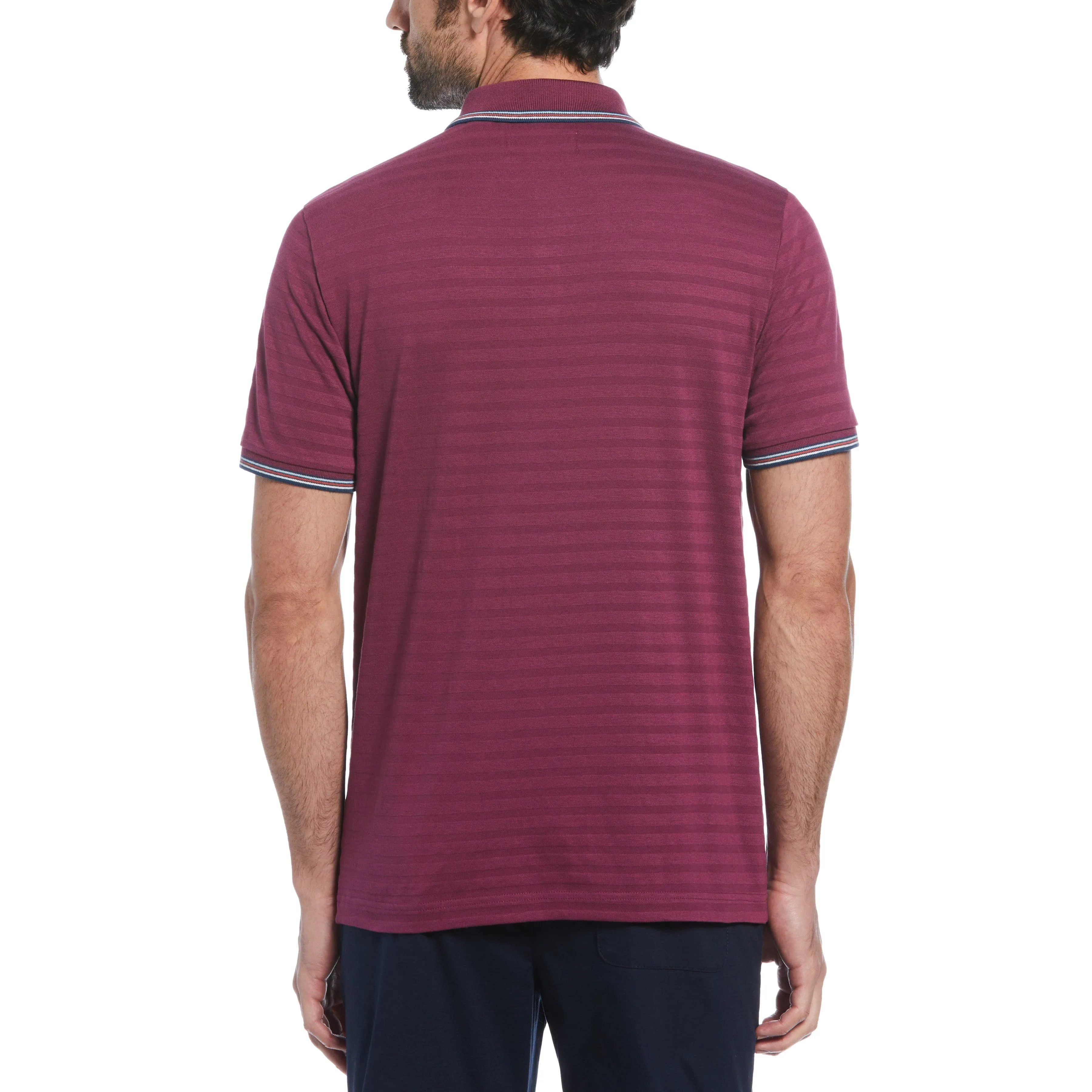 Cotton Jacquard Solid Polo sold by Original Penguin product image thumbnail 2