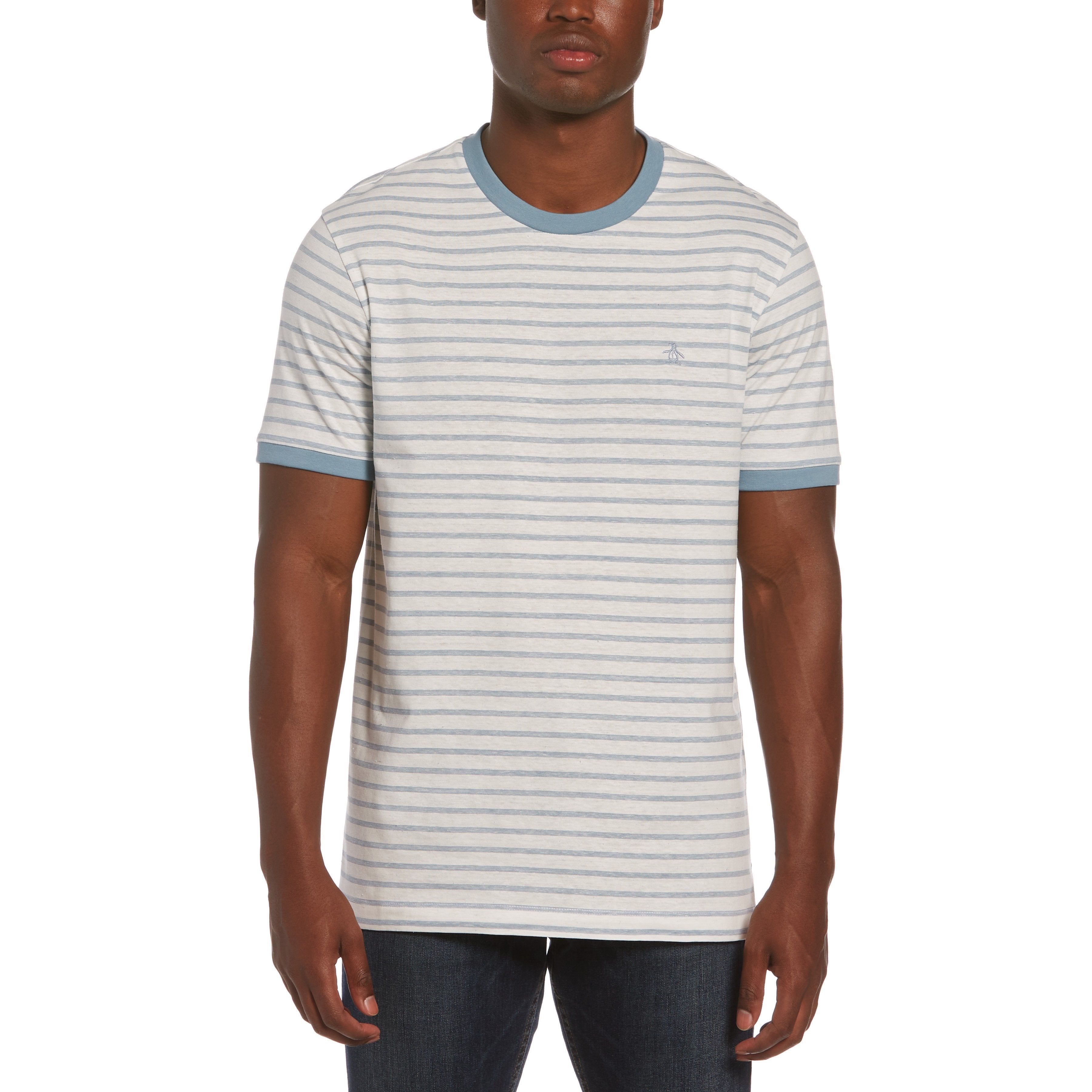 Stripe Short Sleeve Tee Shirt sold by Original Penguin