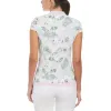 Women's Groovy Pete Print 1/4 Zip Golf Polo sold by Original Penguin