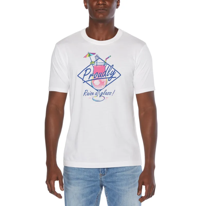 Pride Raise a Glass Tee sold by Original Penguin