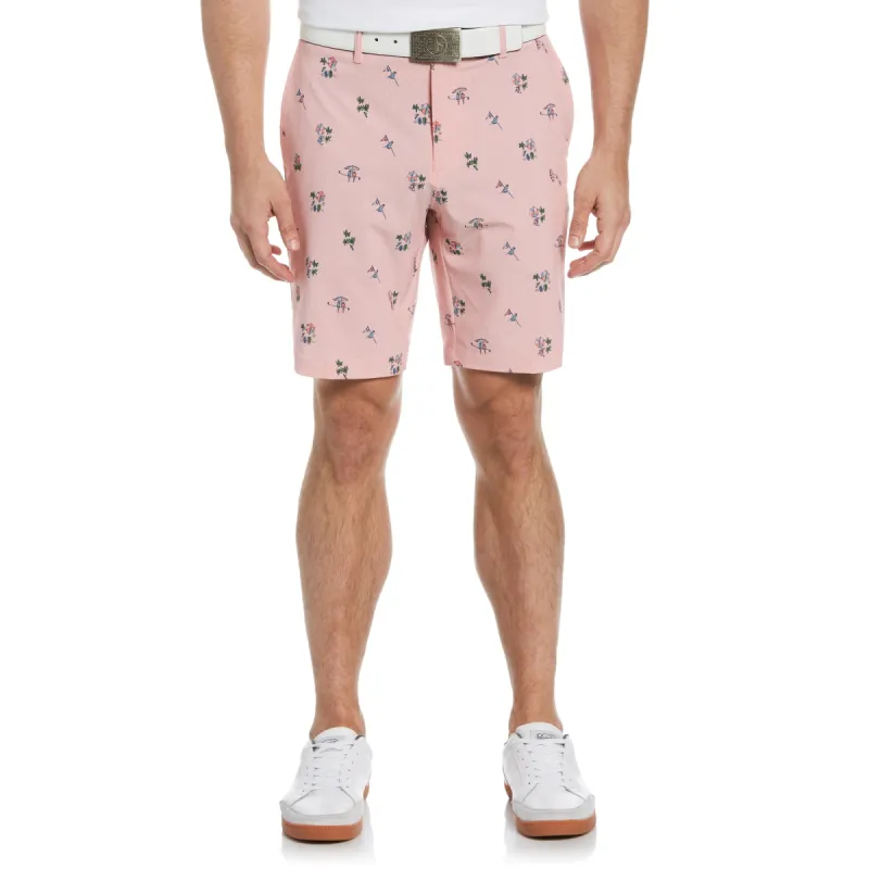 All Over Tropical Print Golf Short sold by Original Penguin