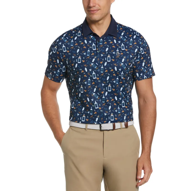 Martini Novelty Golf Polo sold by Original Penguin