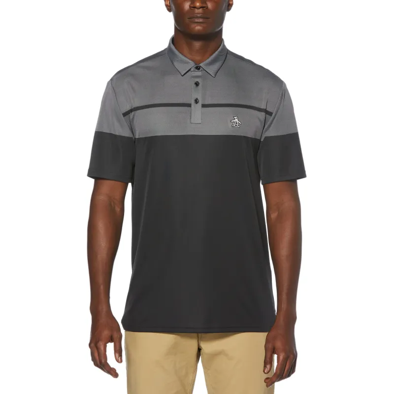 Birdseye Block Golf Polo sold by Original Penguin