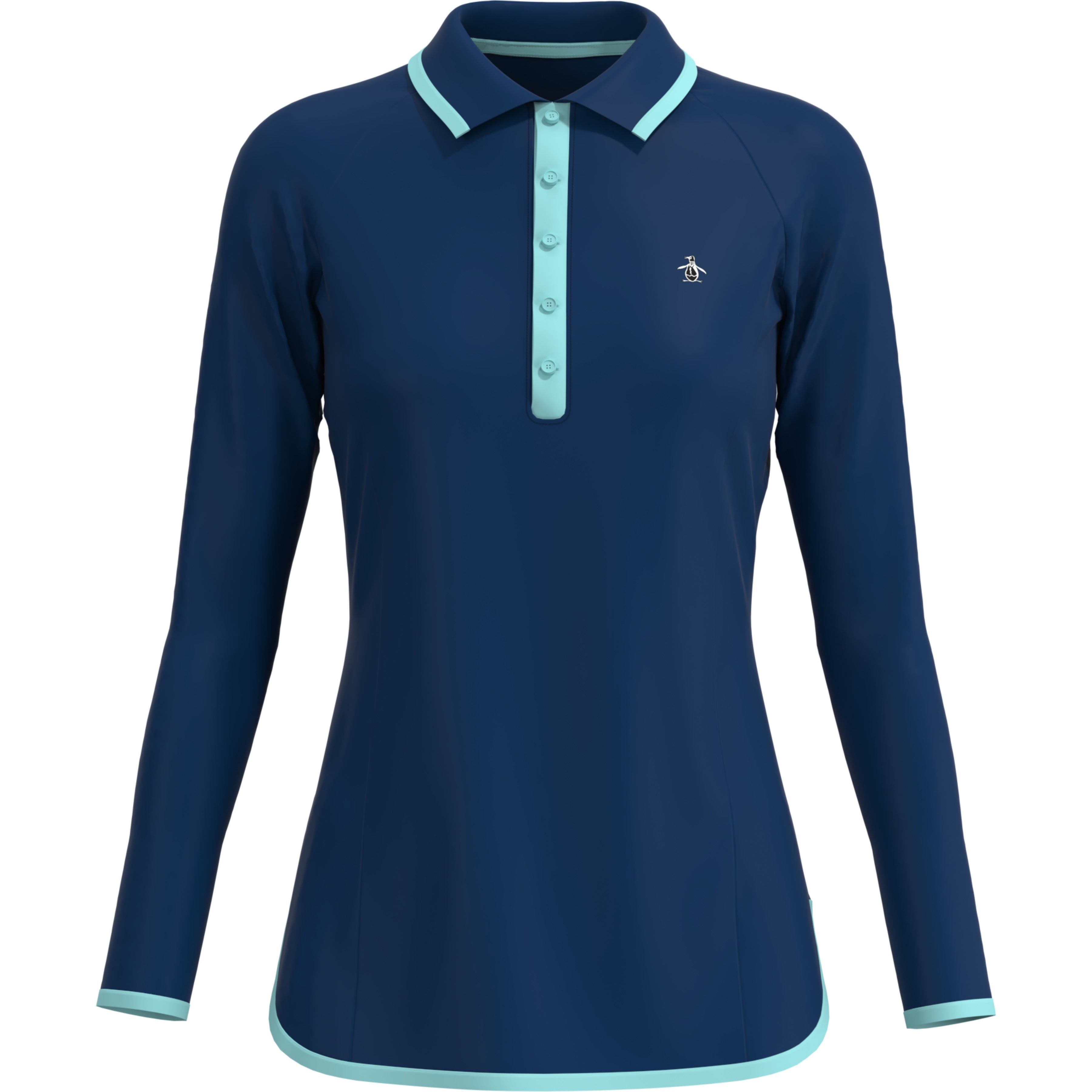 Women's Contrast Rounded Hem Golf Polo sold by Original Penguin