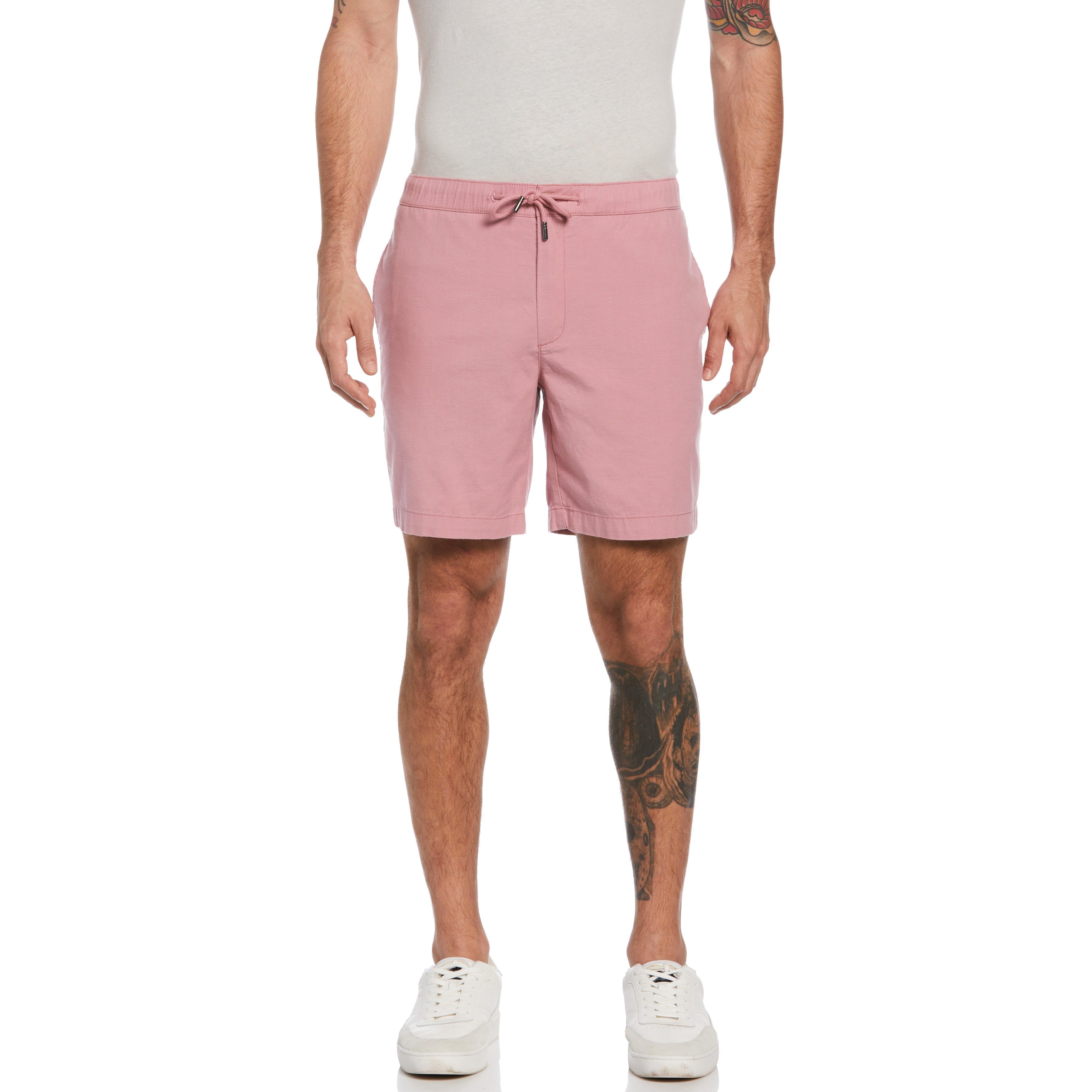 Linen Blend Drawstring Shorts sold by Original Penguin