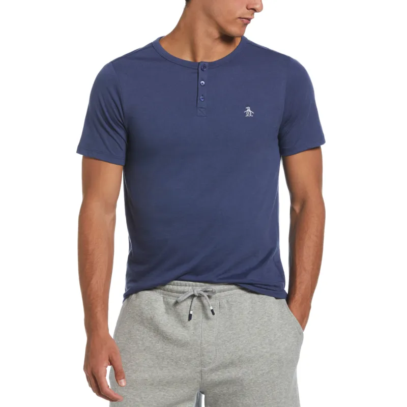 Solid Henley Tee sold by Original Penguin