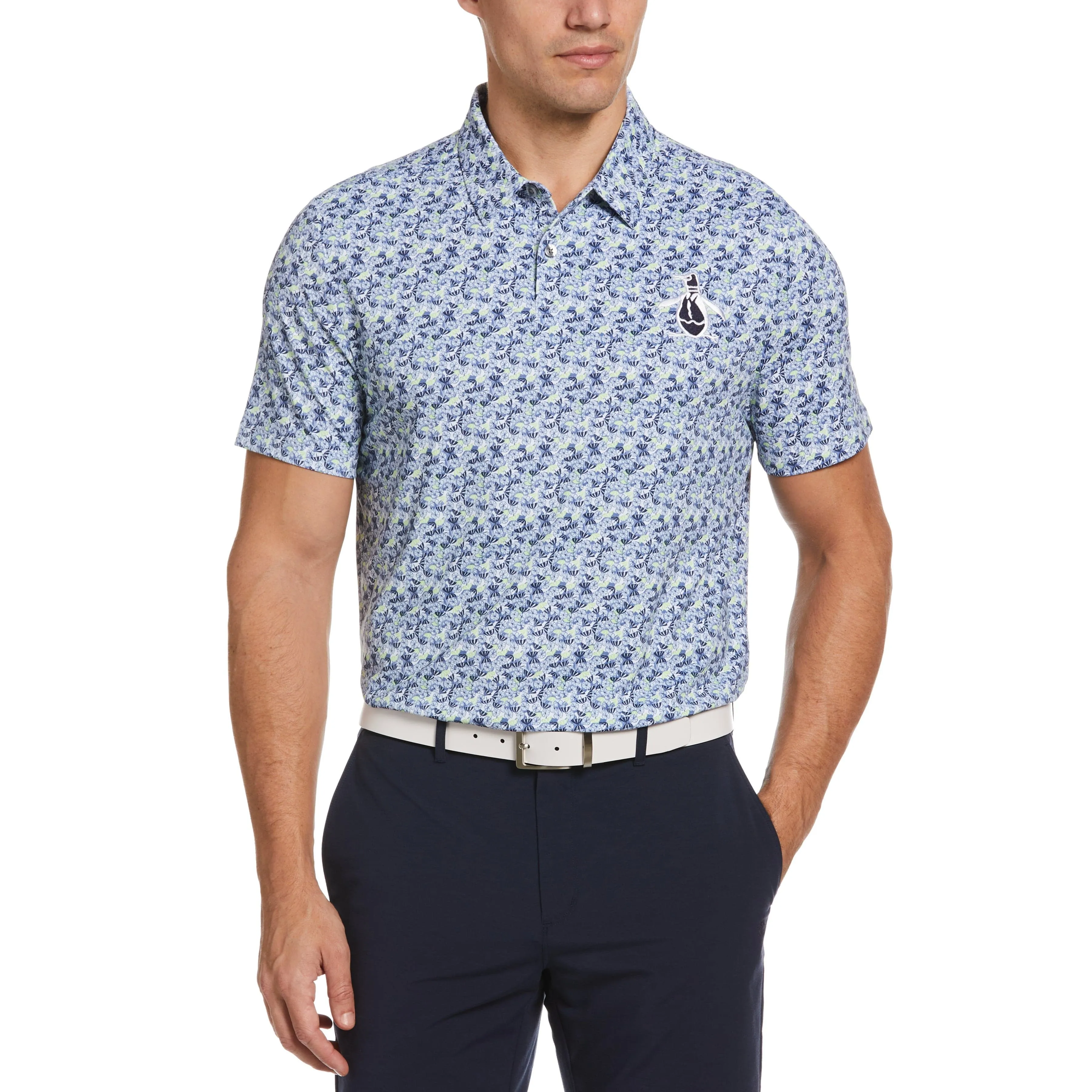 Umbrella Novelty Print Golf Polo sold by Original Penguin