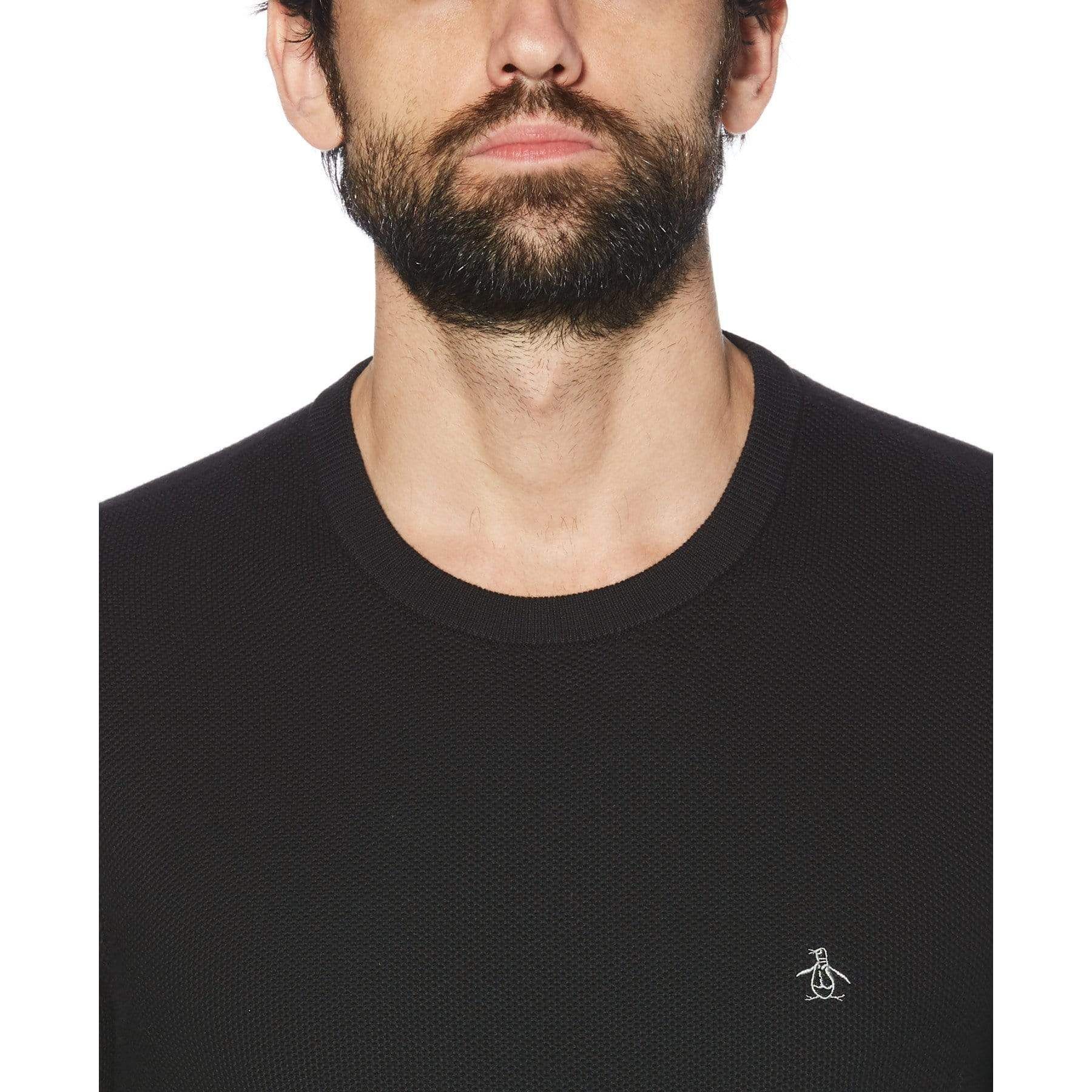 Tuck Stitch Crew Neck Sweater sold by Original Penguin product image thumbnail 3