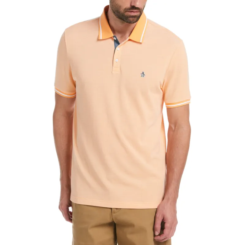 Birdseye Pique Tipped Polo Shirt sold by Original Penguin