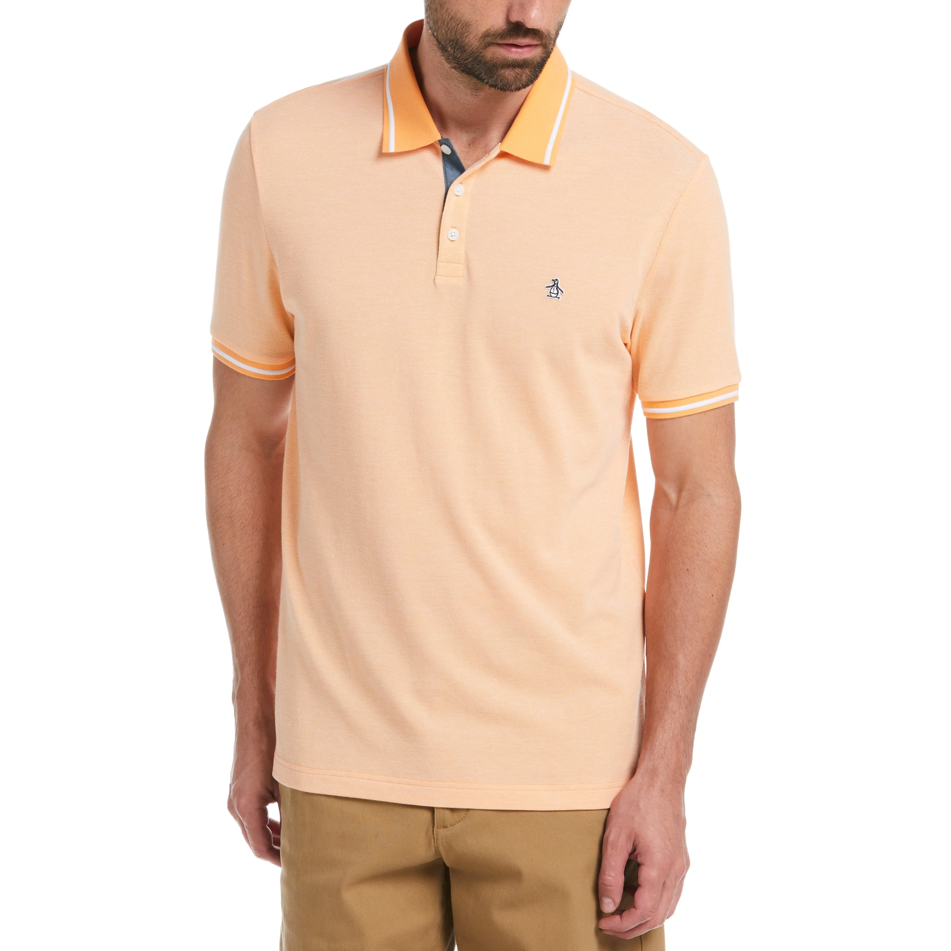 Birdseye Pique Tipped Polo Shirt sold by Original Penguin