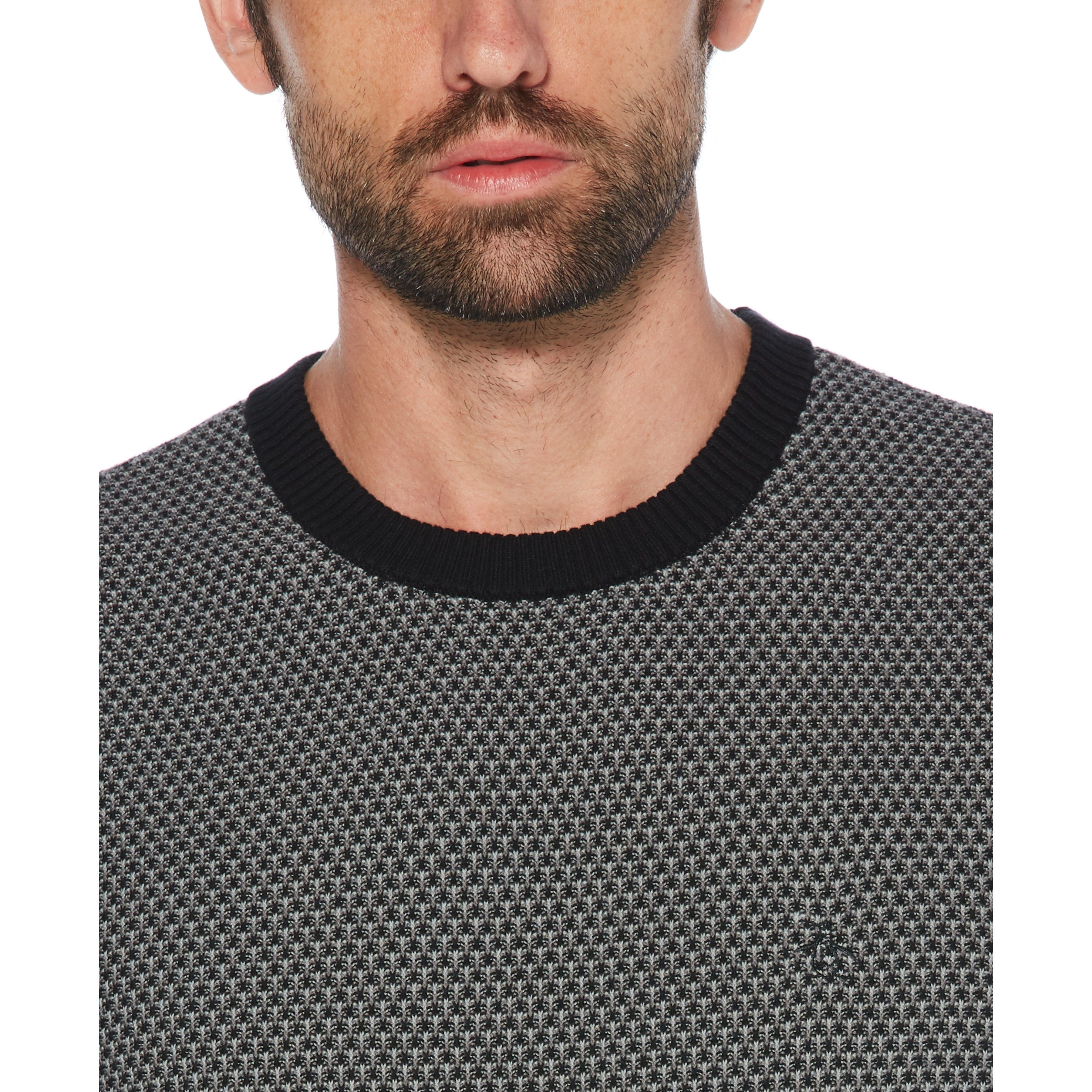 Tri-Tone Popcorn Crew Neck Sweater sold by Original Penguin product image thumbnail 3