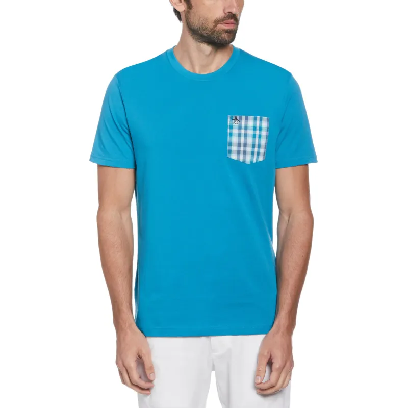 Check Pattern Pocket Tee sold by Original Penguin