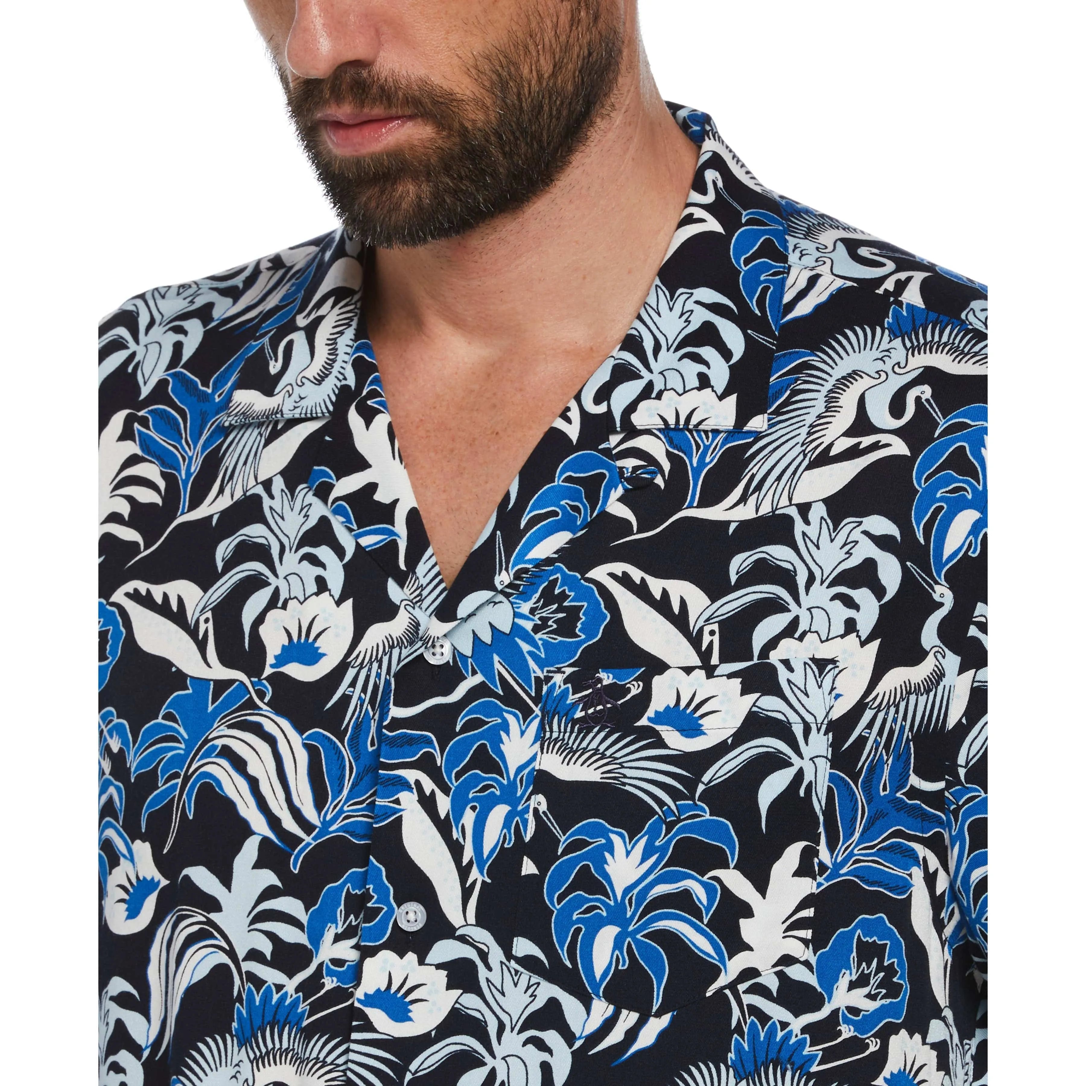 Floral Crane Print Shirt sold by Original Penguin product image thumbnail 3
