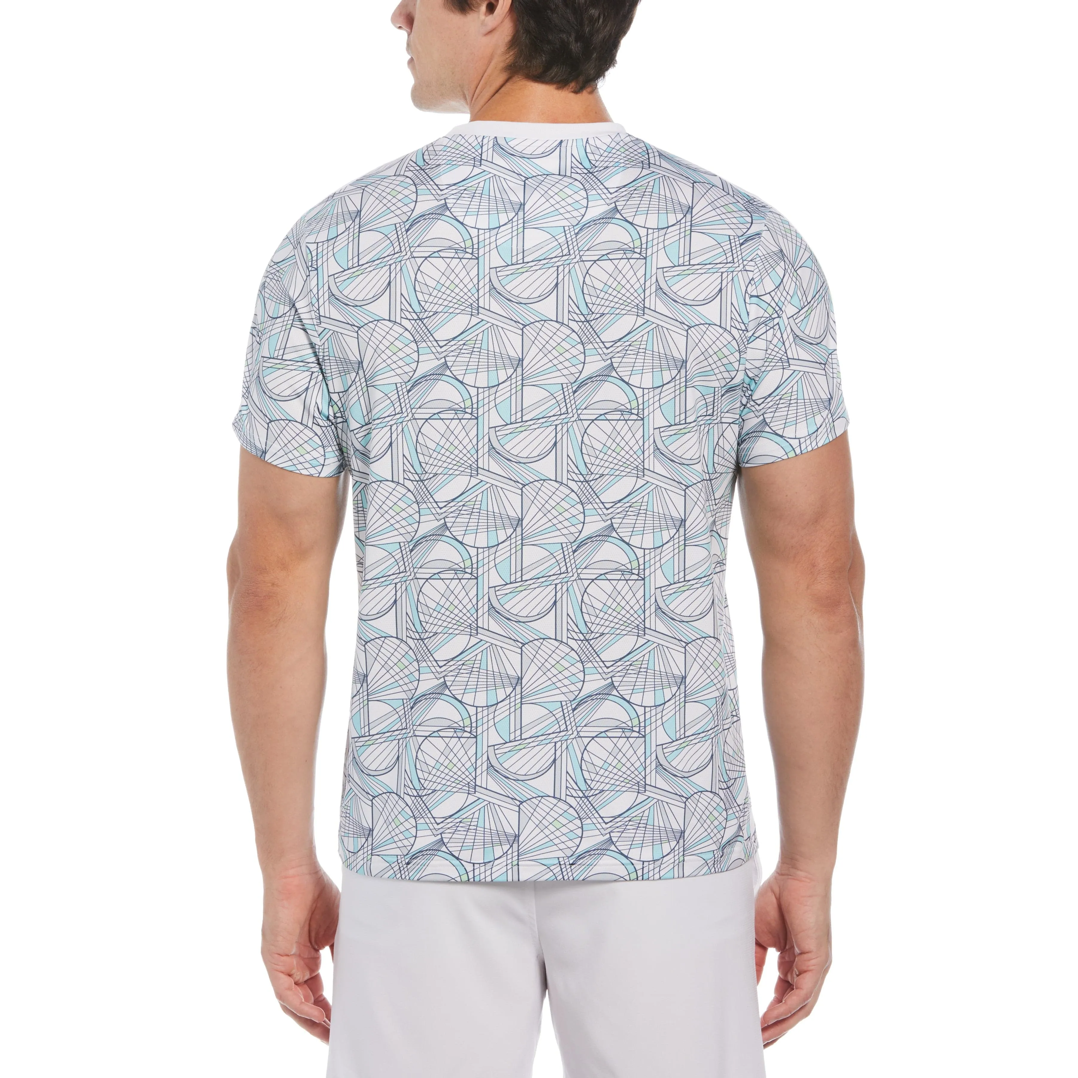 Tennis Racket Print Performance Tennis Tee sold by Original Penguin product image thumbnail 2