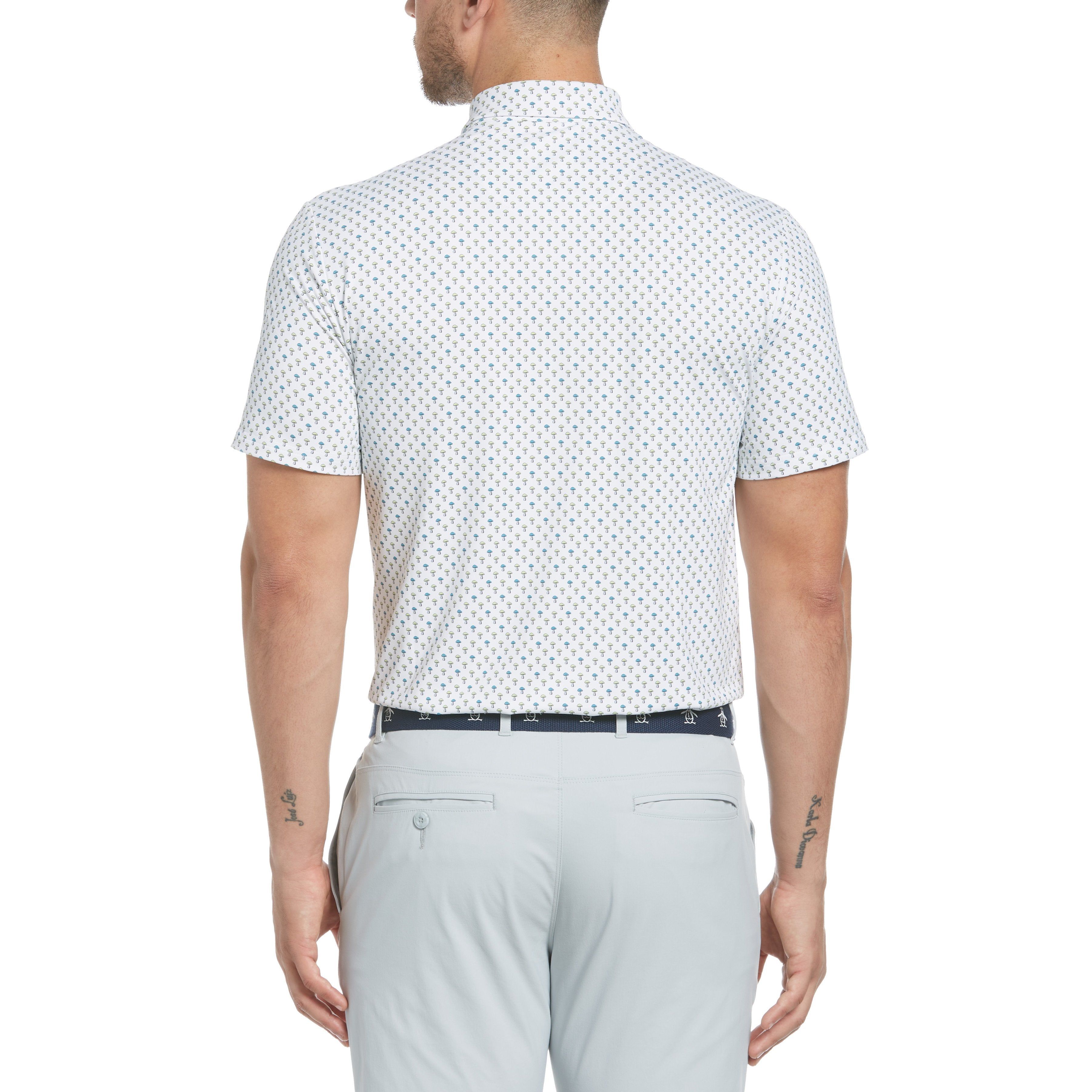 Mushroom Allover Print Golf Polo sold by Original Penguin product image thumbnail 2