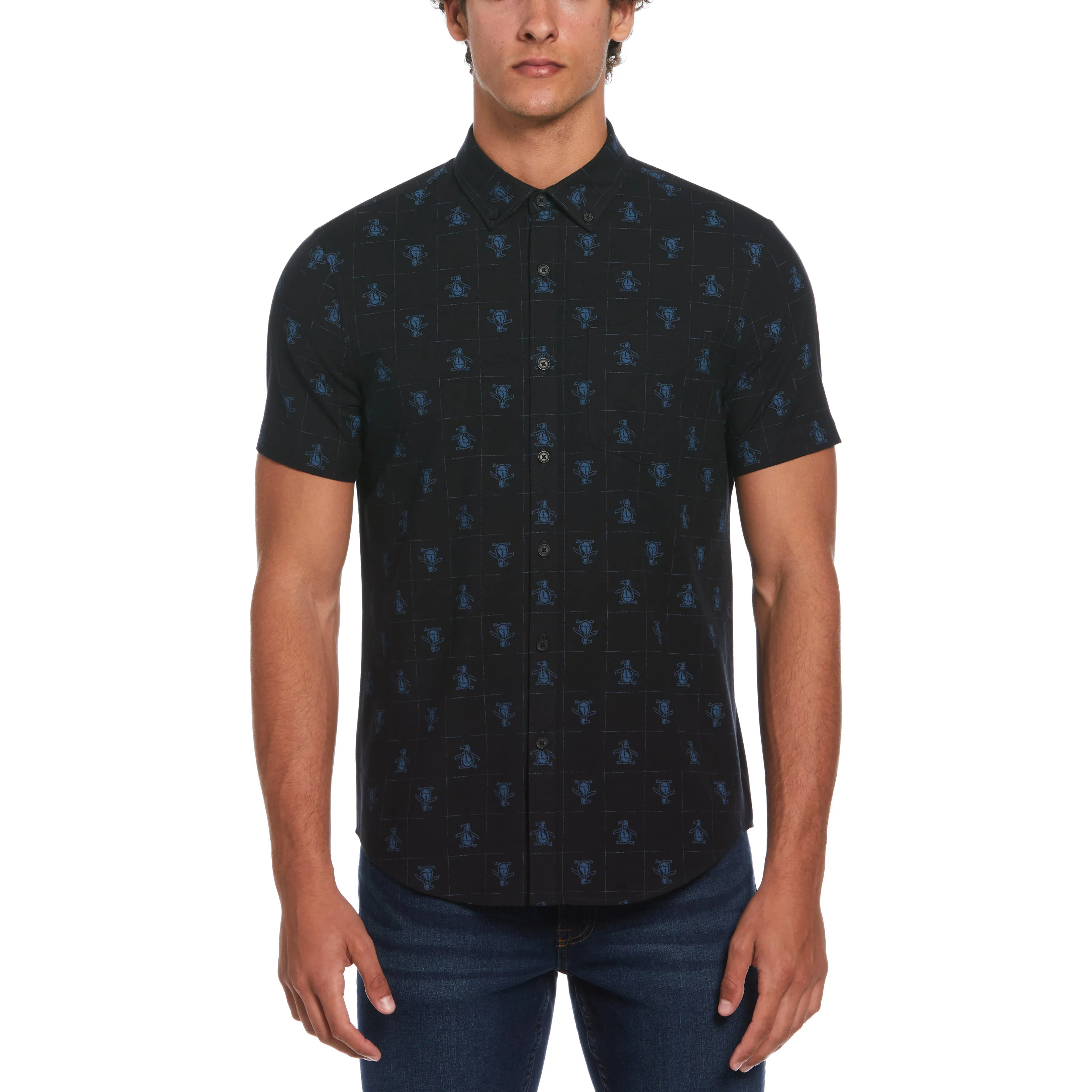 EcoVero™ Blend Pete Print Shirt sold by Original Penguin