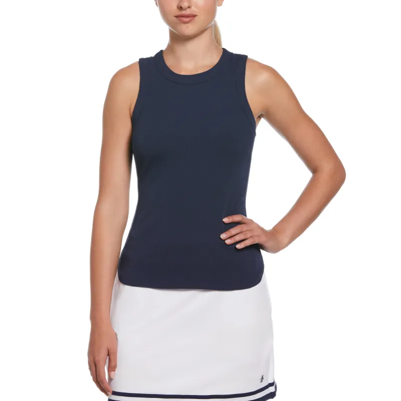 Women's Ribbed Tennis Tank Top sold by Original Penguin