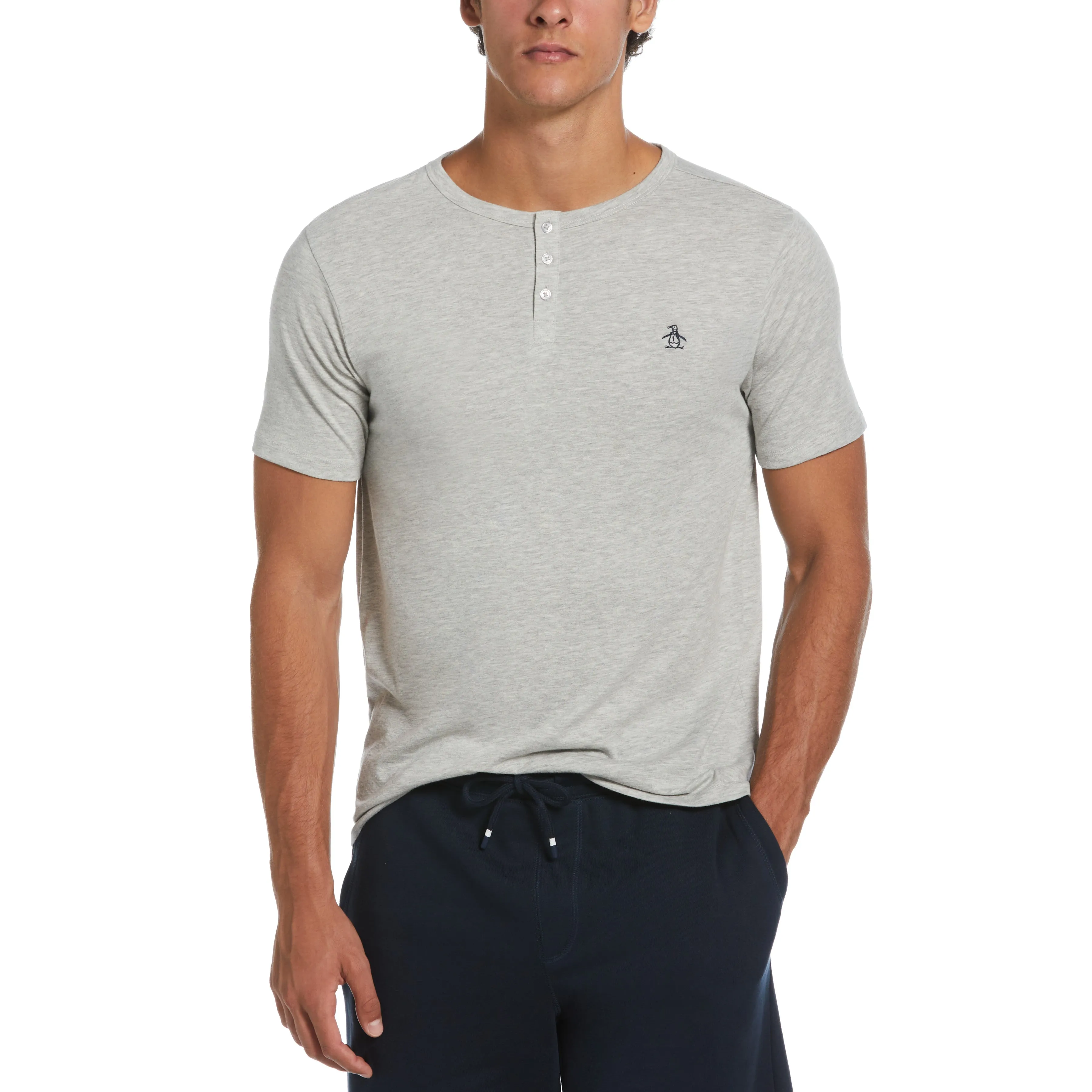 Solid Henley Tee sold by Original Penguin