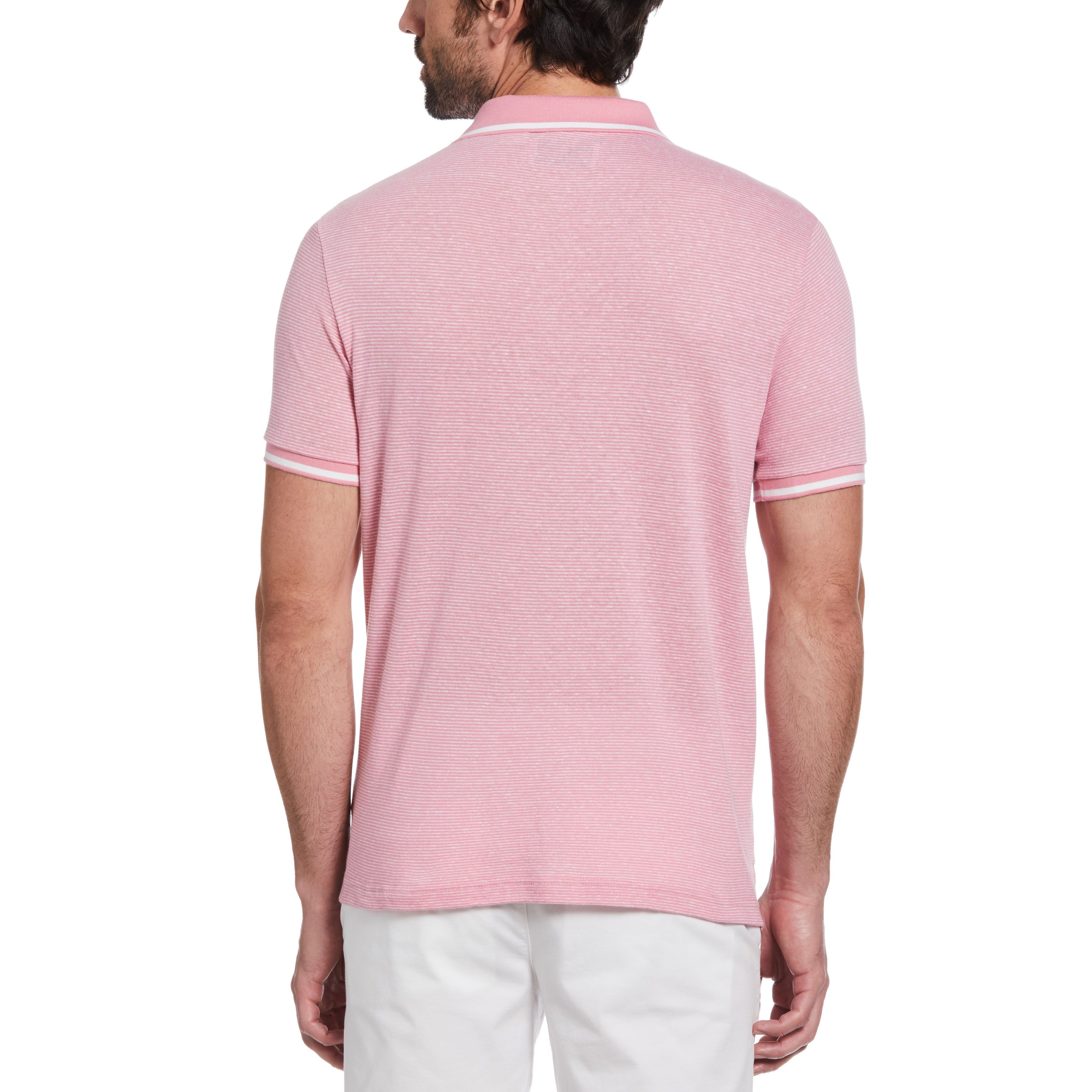 Micro Stripe Tipped Collar Polo sold by Original Penguin product image thumbnail 2