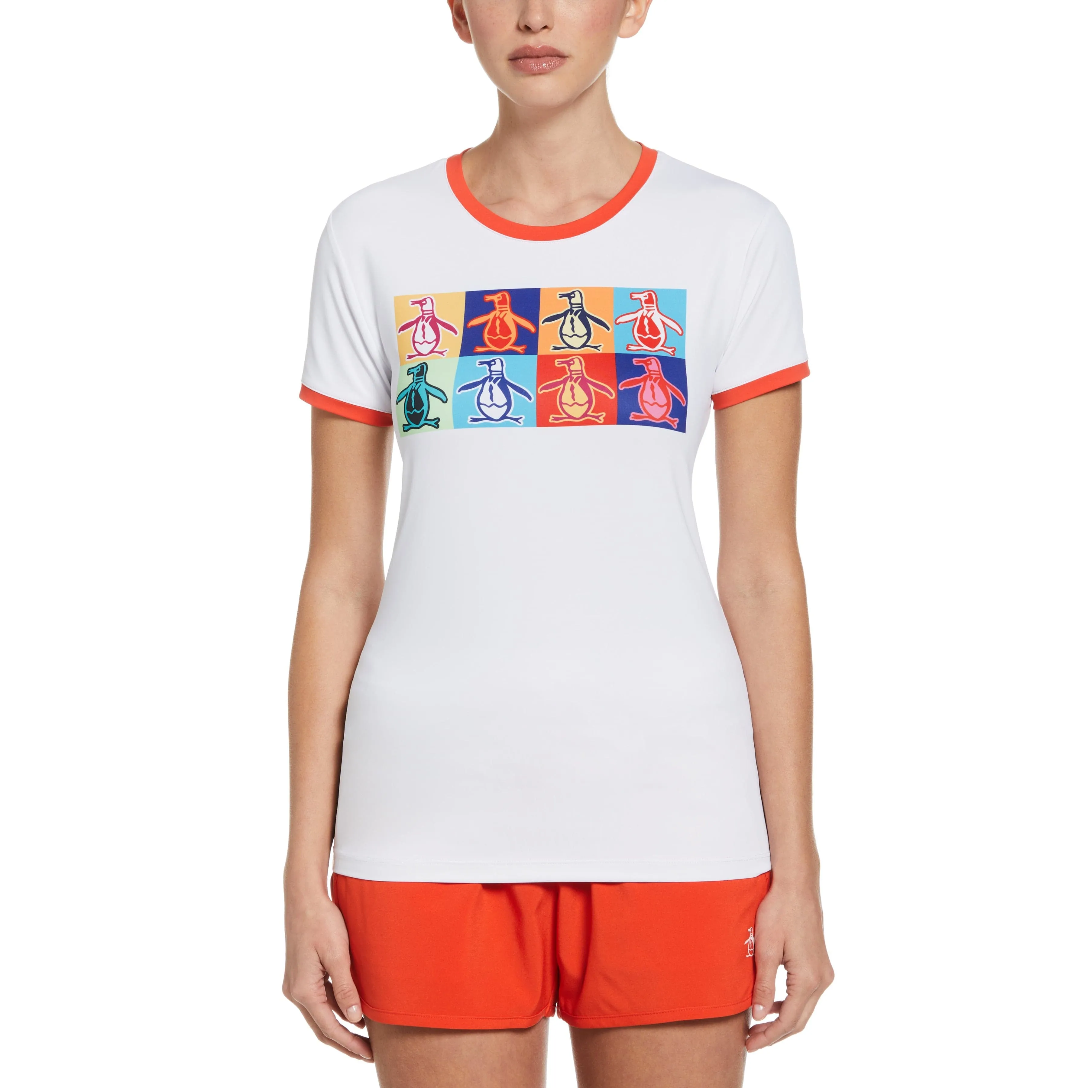 Women's Pop Art Pete Performance Tennis Tee sold by Original Penguin
