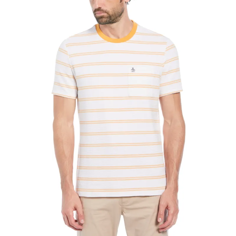Seersucker Stripe Tee sold by Original Penguin