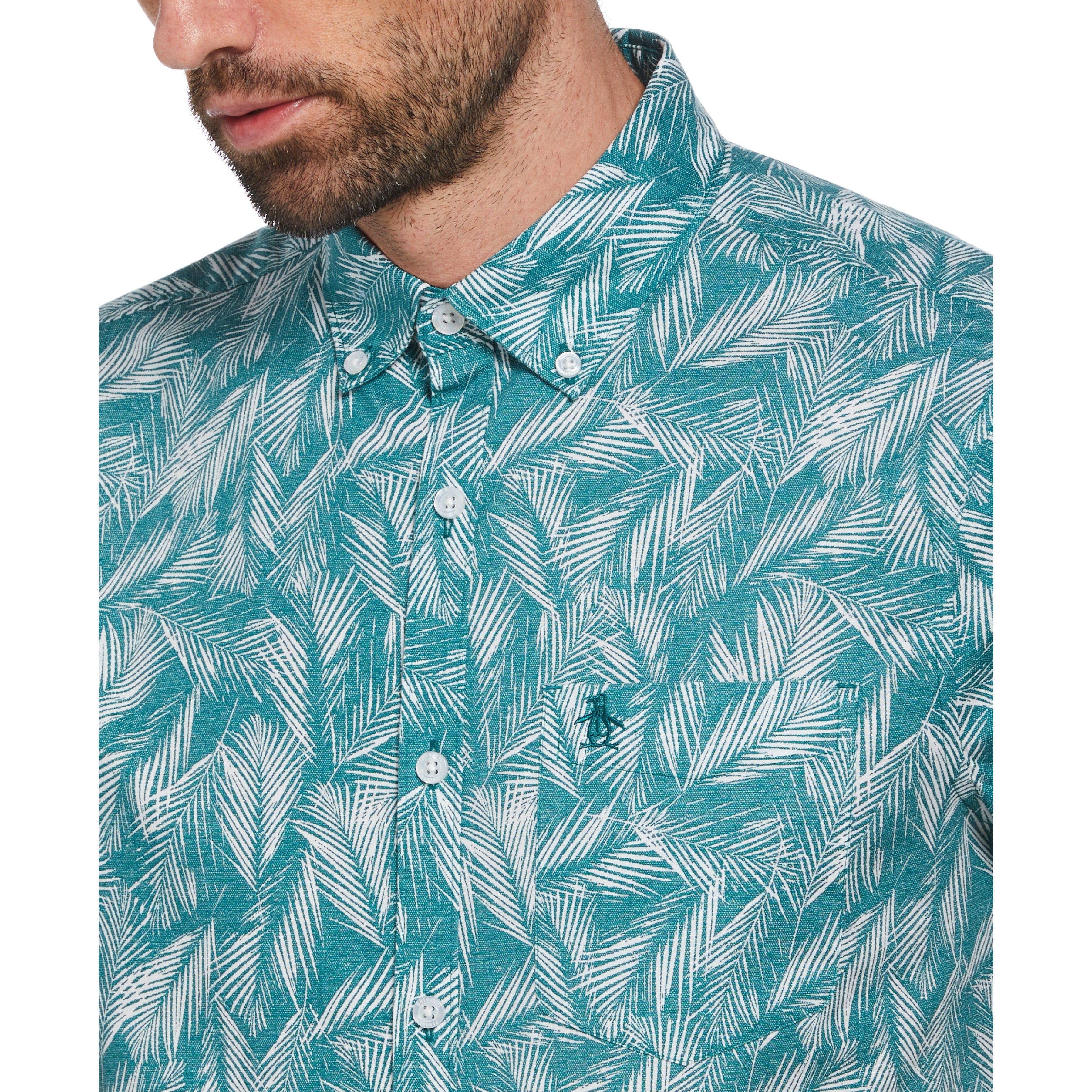 Palm Leaves Shirt sold by Original Penguin product image thumbnail 3