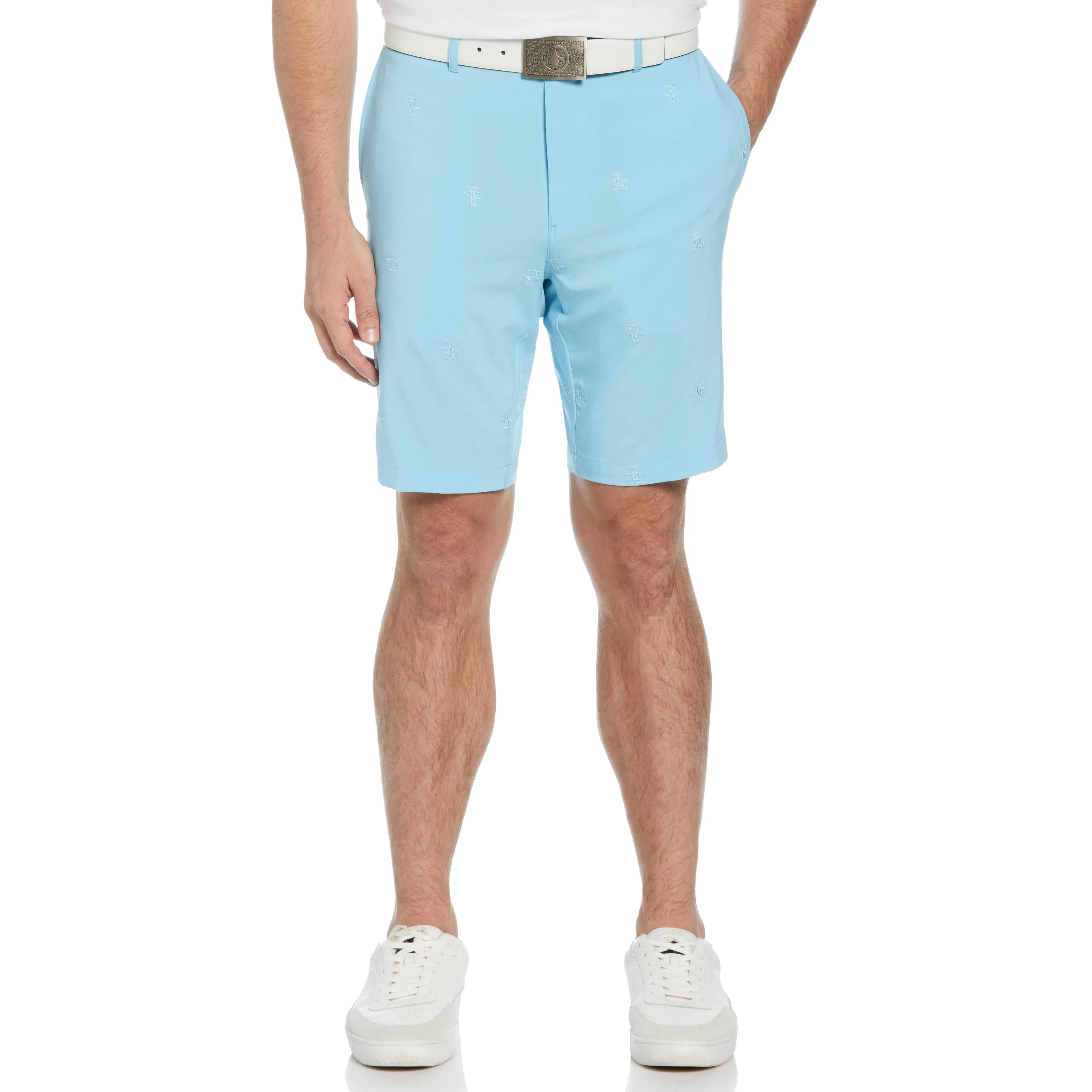 All Over Embroidered Pete 9" Golf Short sold by Original Penguin