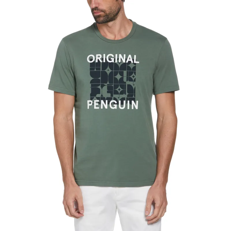 Geometric Graphic Logo Tee sold by Original Penguin