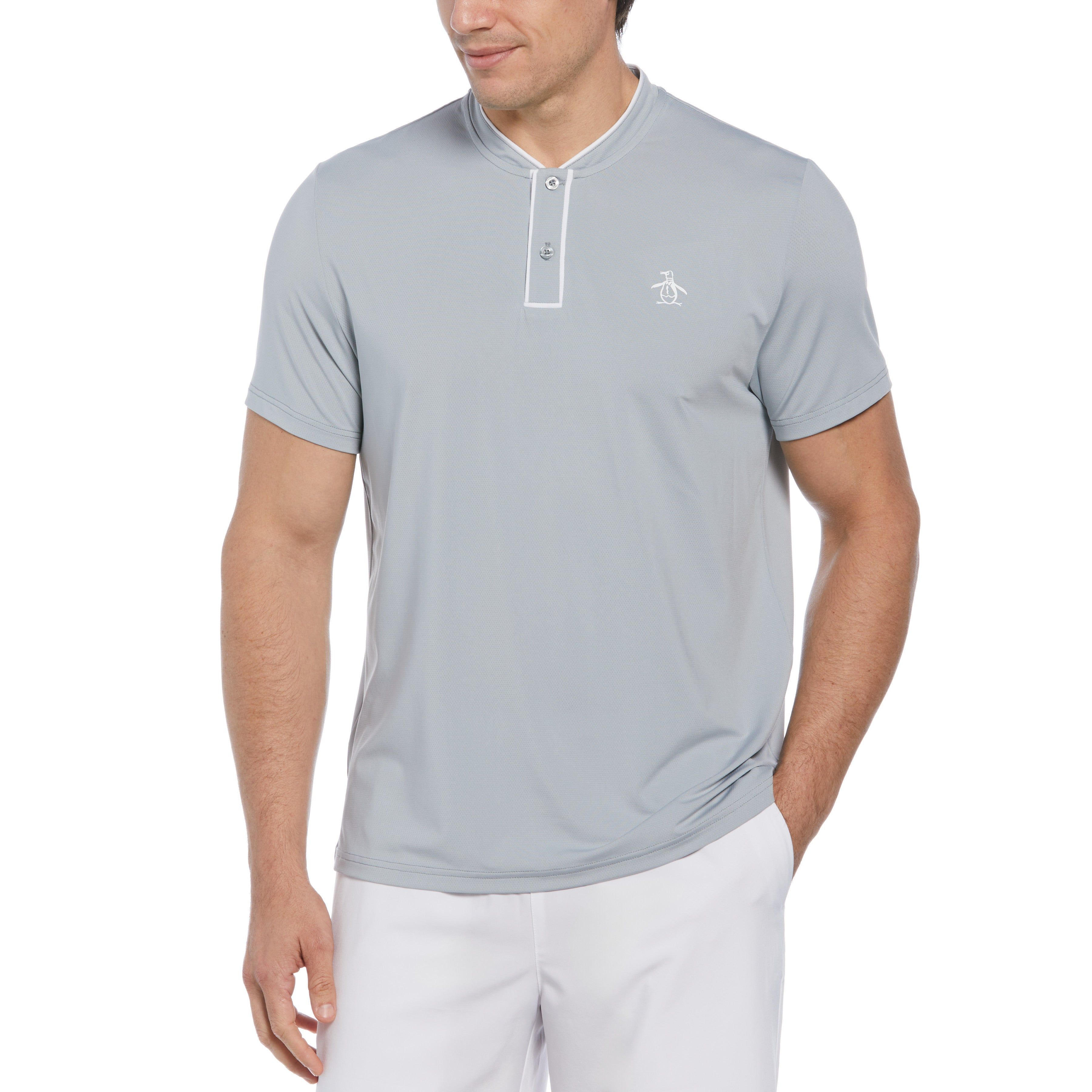 Piped Blade Collar Performance Tennis Polo sold by Original Penguin
