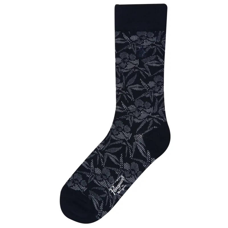 Hawaiian Floral Tonal Dress Sock sold by Original Penguin