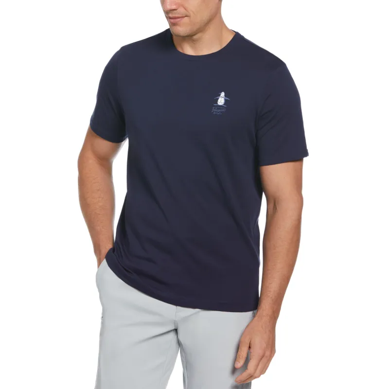 60s-Inspired Graphic Print Crew Neck Golf Tee sold by Original Penguin