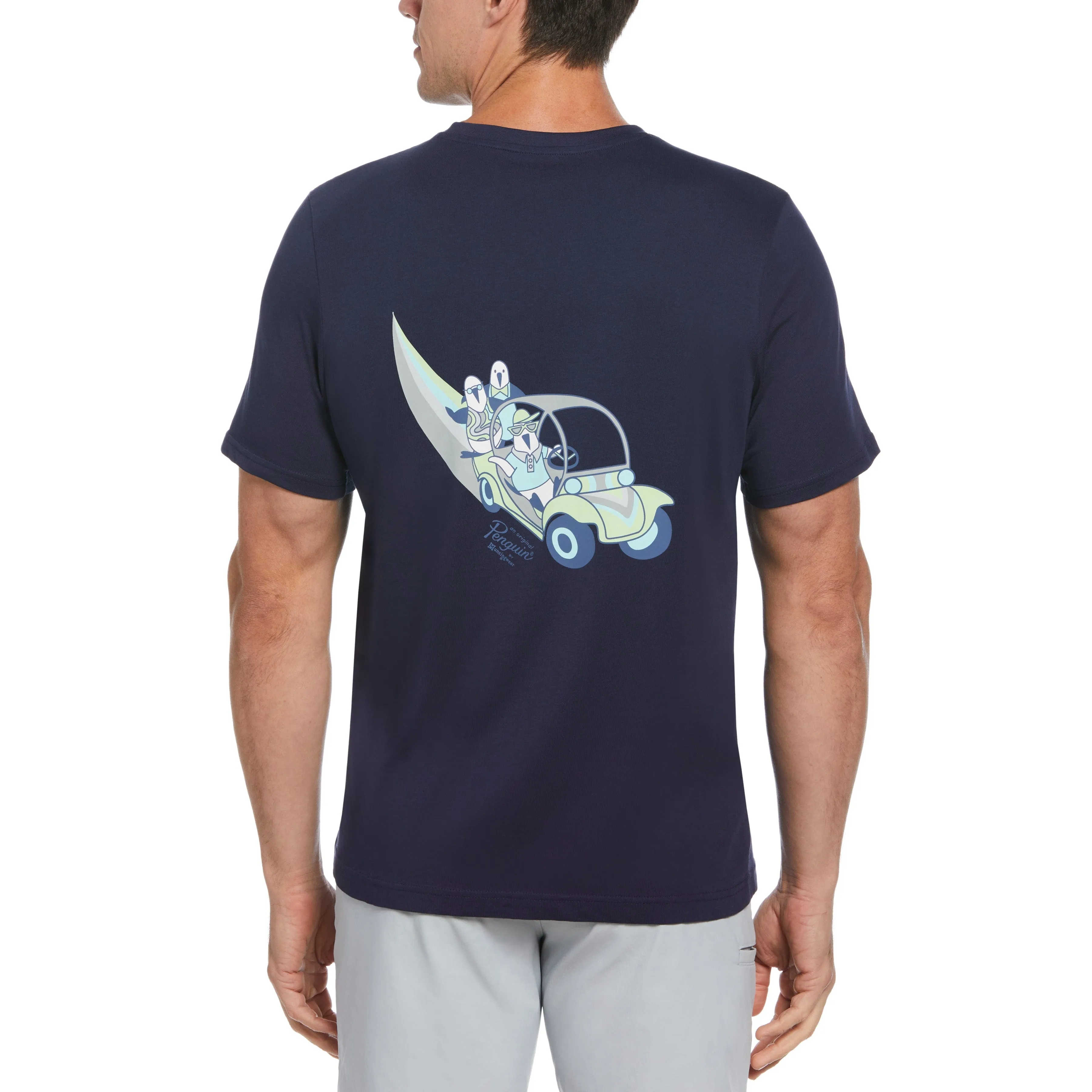 60s-Inspired Graphic Print Crew Neck Golf Tee sold by Original Penguin product image thumbnail 2