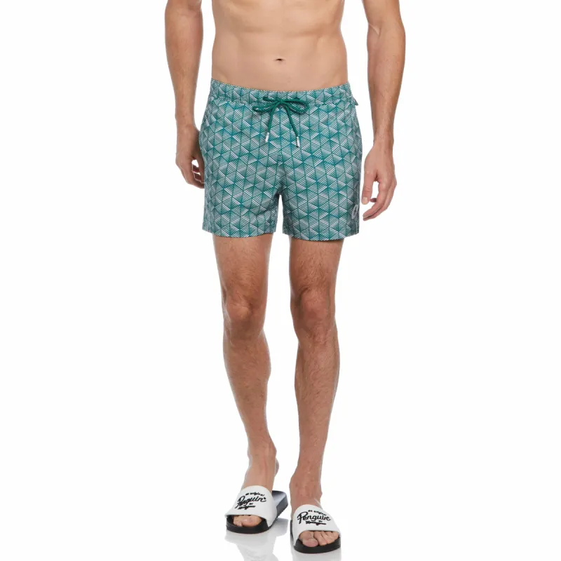 Geo Print Swim Shorts sold by Original Penguin