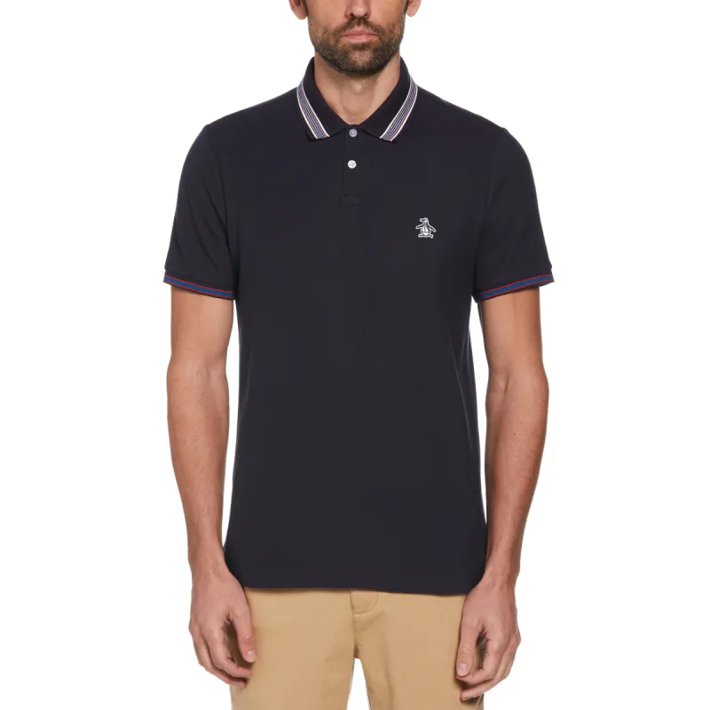 Thin Stripe Contrast Collar Polo sold by Original Penguin