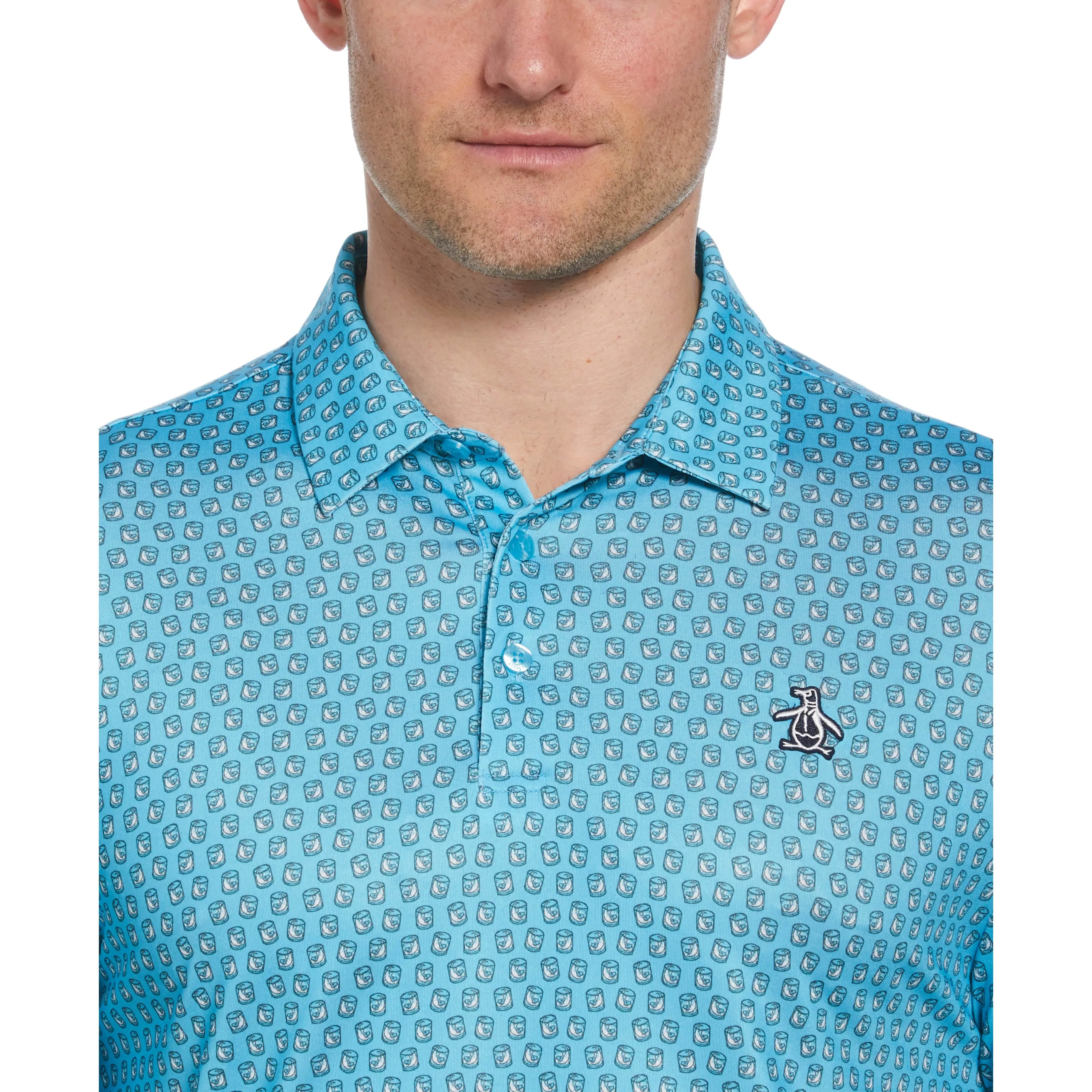 Novelty Old Fashioned Drink Print Golf Polo sold by Original Penguin product image thumbnail 3