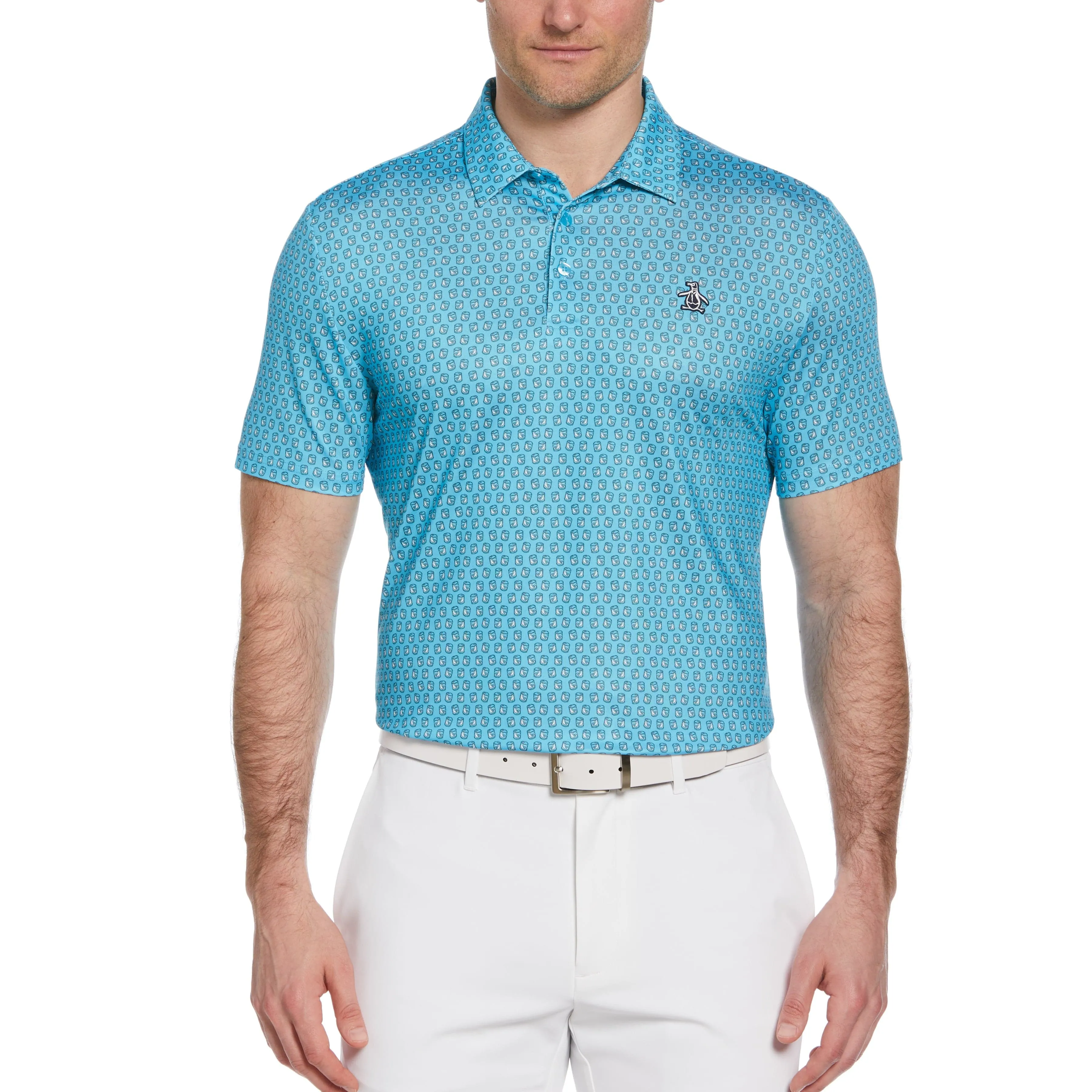 Novelty Old Fashioned Drink Print Golf Polo sold by Original Penguin