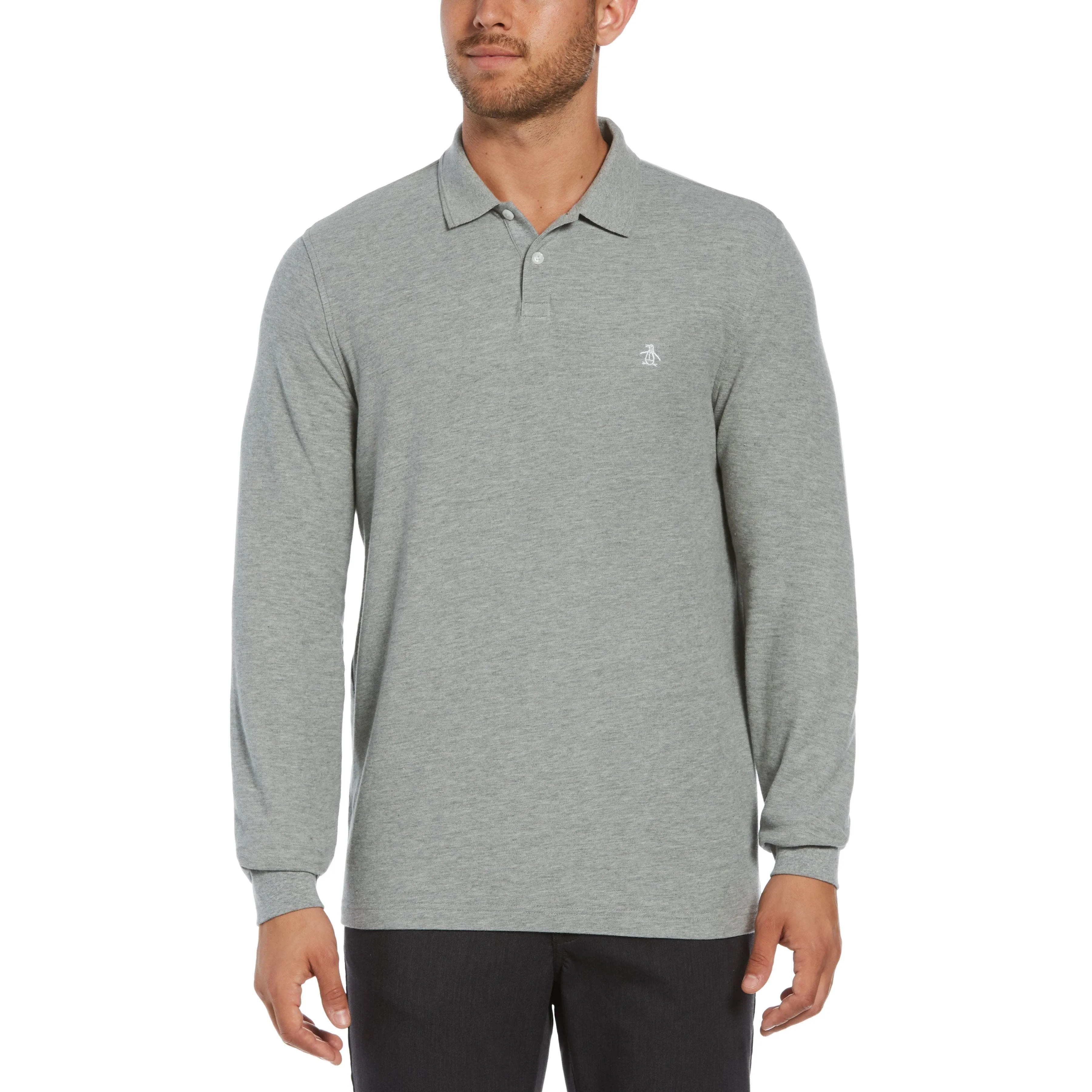 Long Sleeve Pique Polo sold by Original Penguin