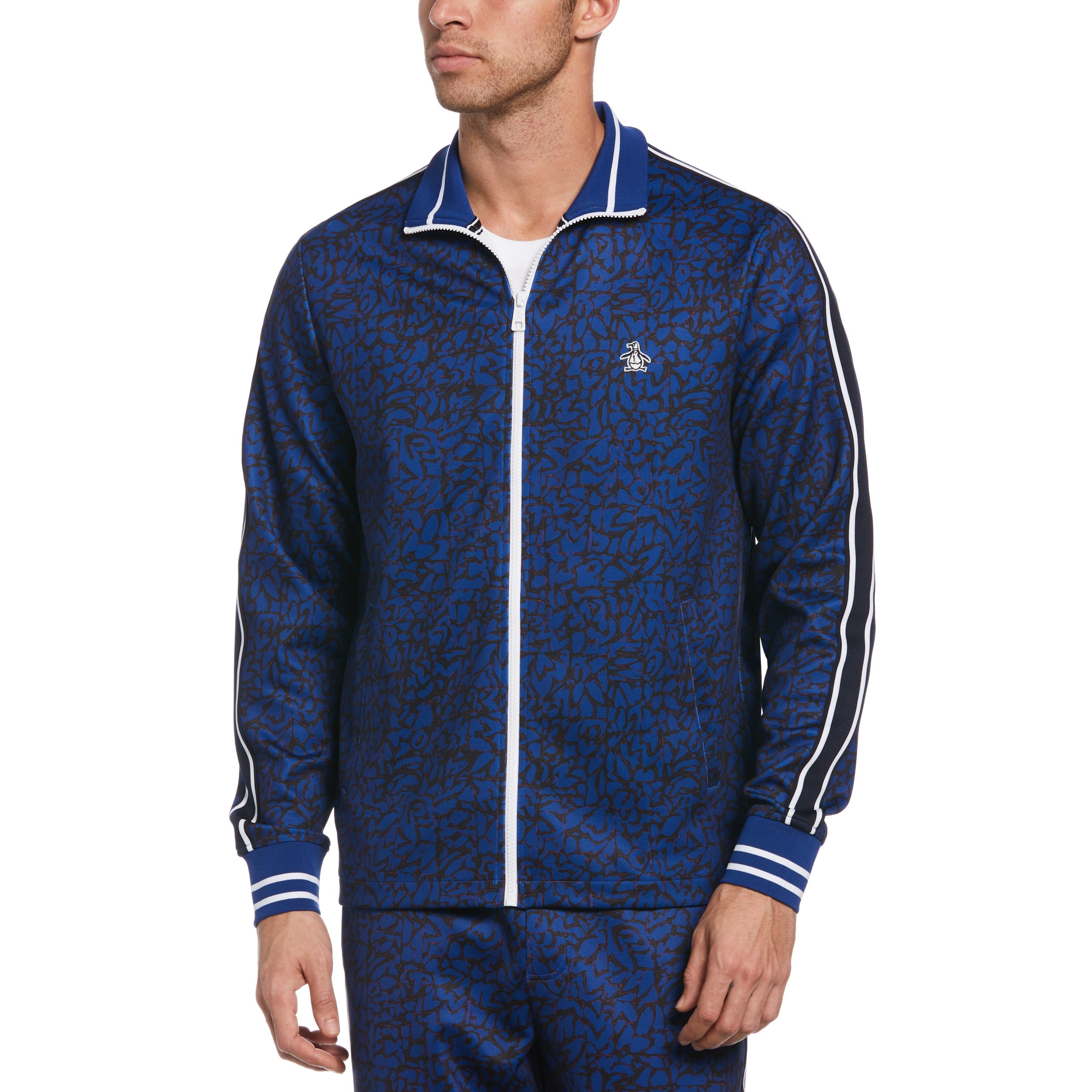 Print Track Jacket sold by Original Penguin