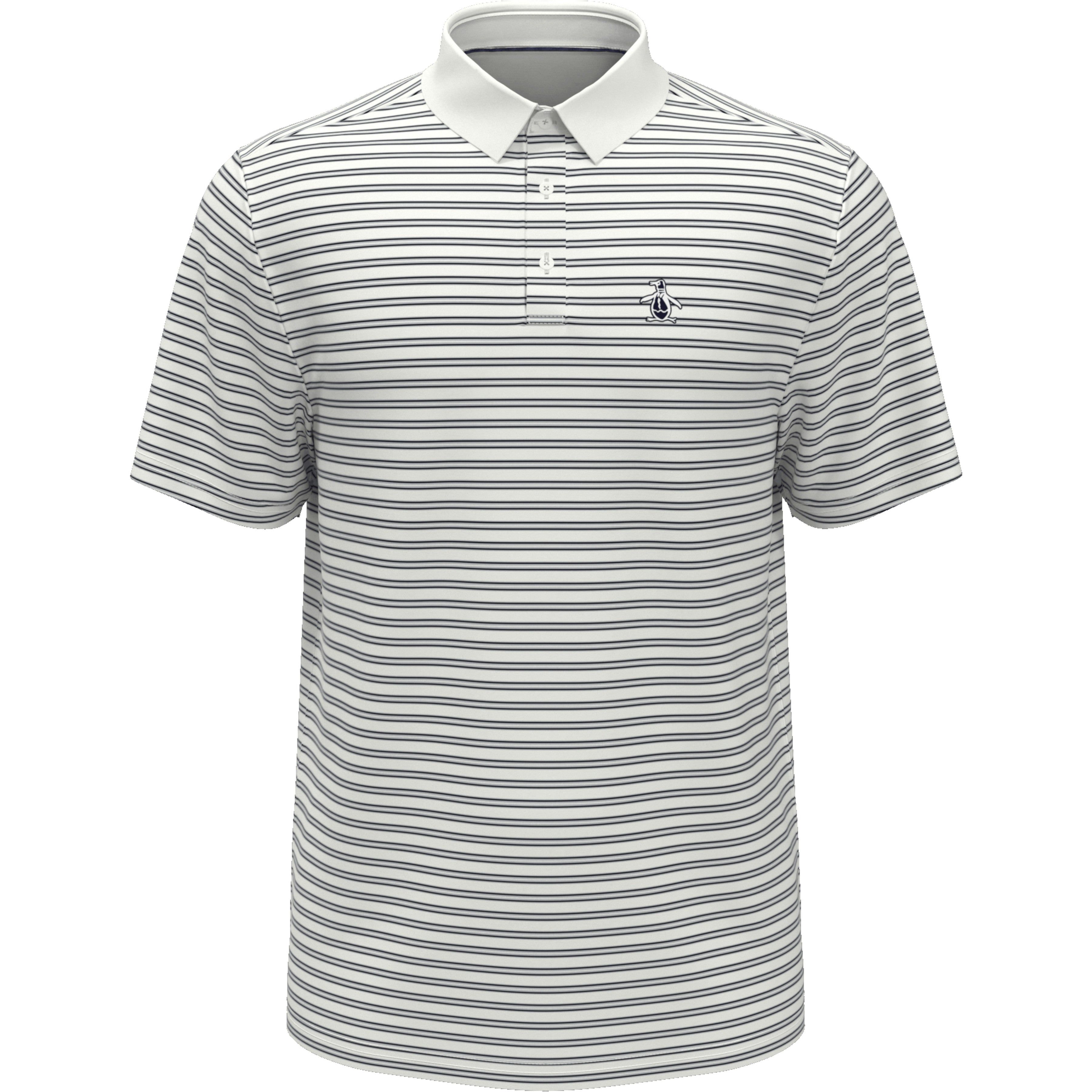 Heritage Stripe Solid Collar Golf Polo sold by Original Penguin