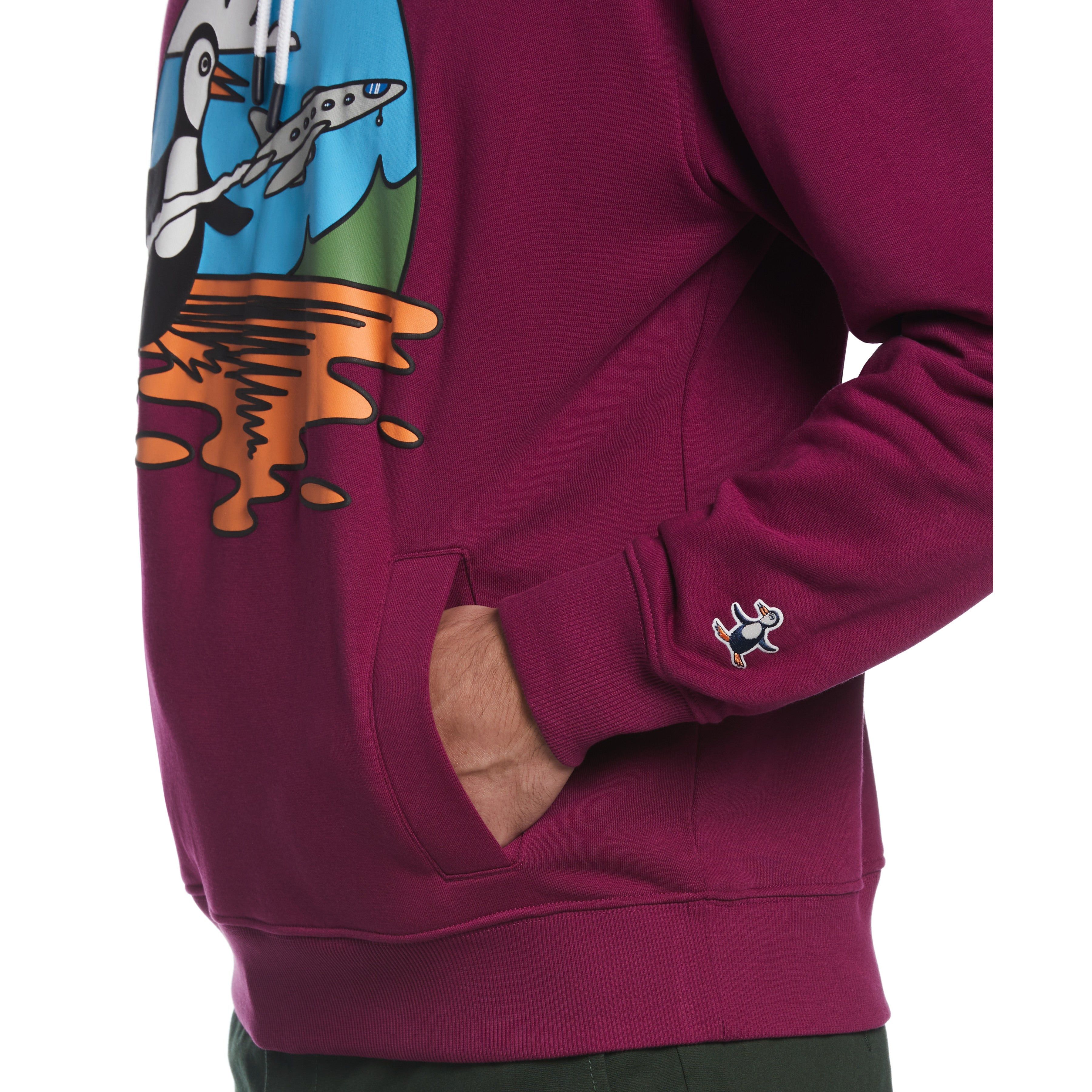 Jethro Haynes Logo Hooded Sweater sold by Original Penguin product image thumbnail 3