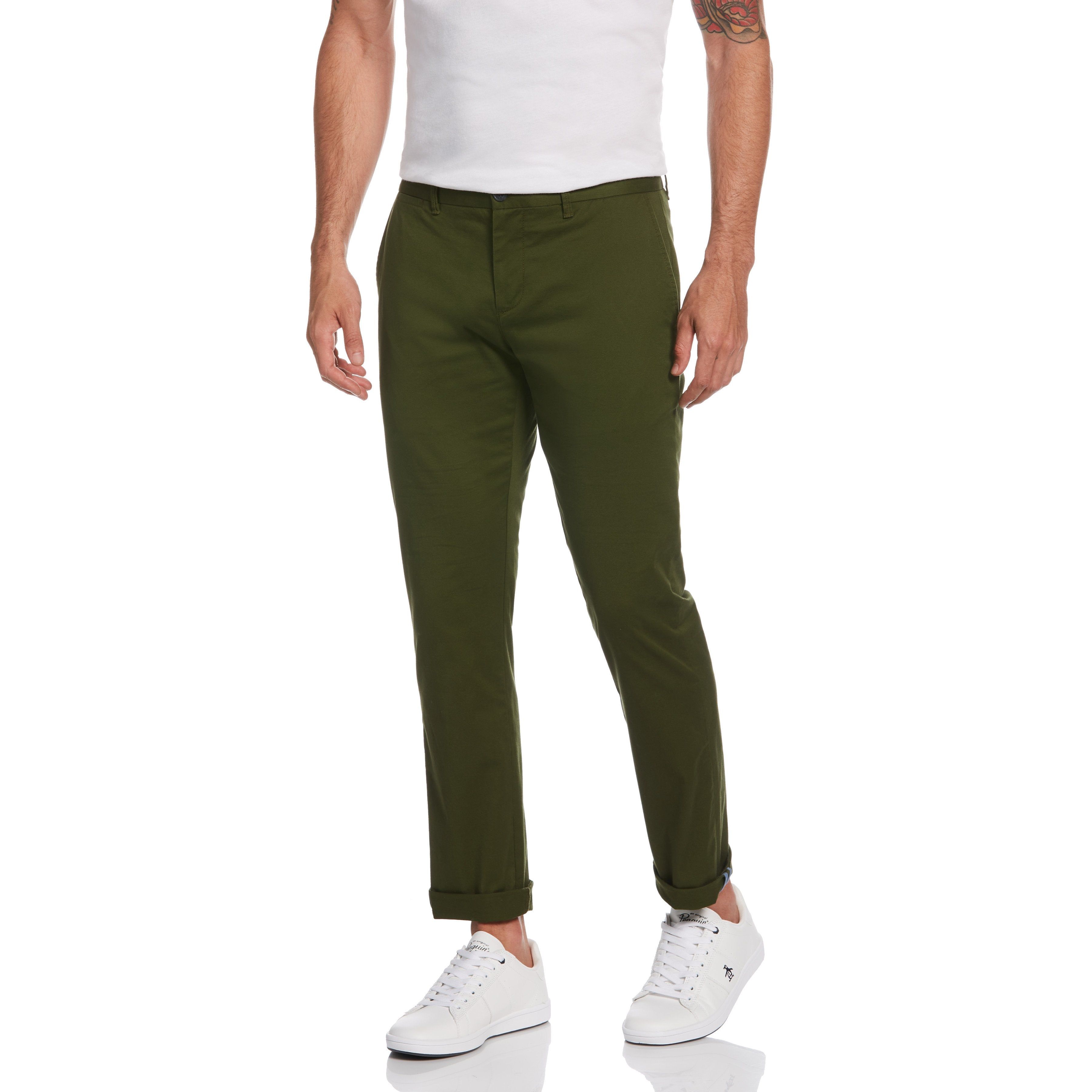 Premium Slim Fit Stretch Chino sold by Original Penguin