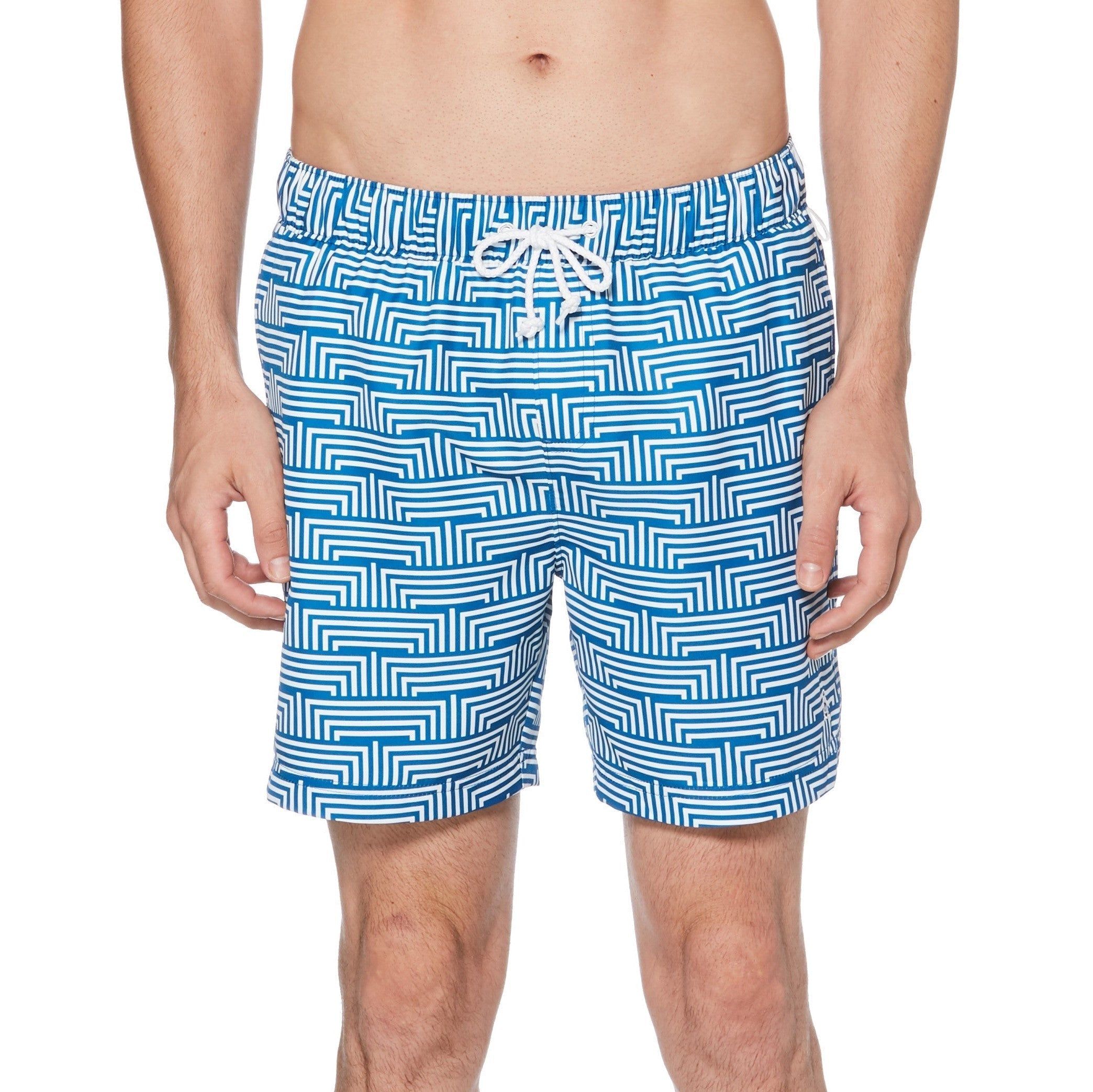 Funky Geo Print Swim Short sold by Original Penguin
